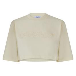 Off White Crop Top