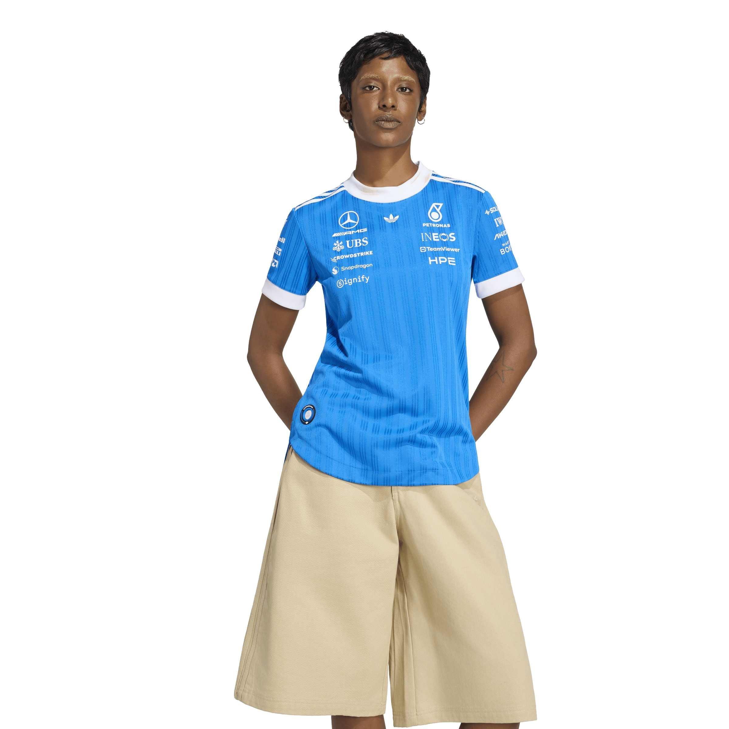 Blue/White - adidas Originals - Adidas MER Tee AUW Ld63 - 2
