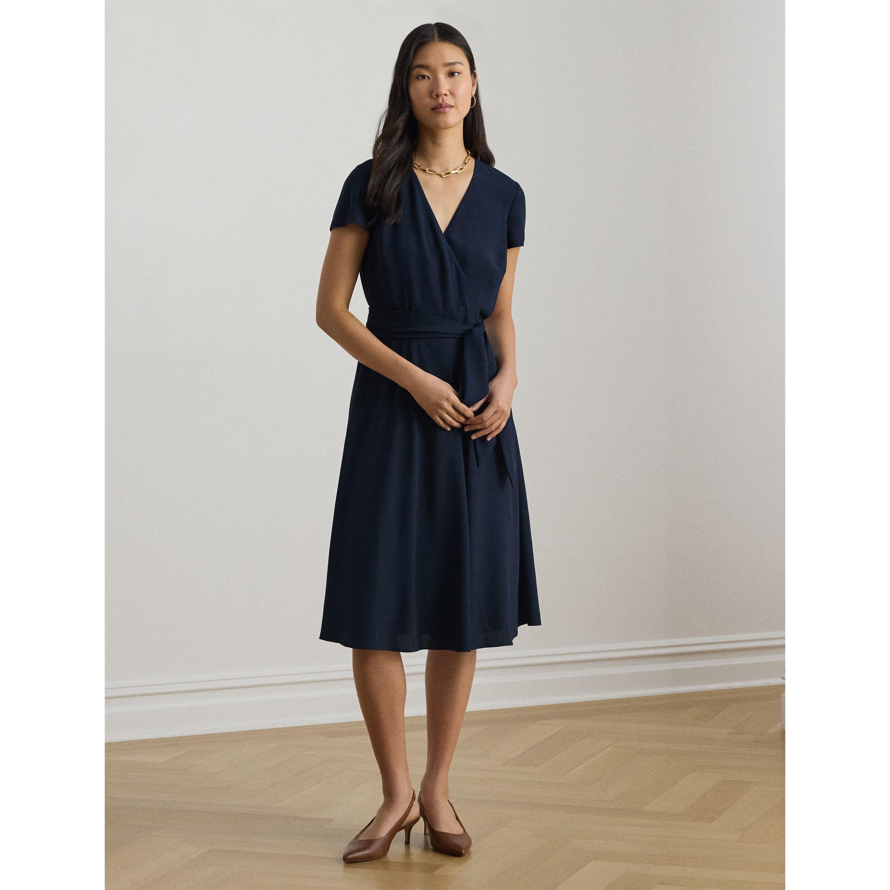LAUREN NAVY - Lauren by Ralph Lauren - Women's Wrap Dress - 4