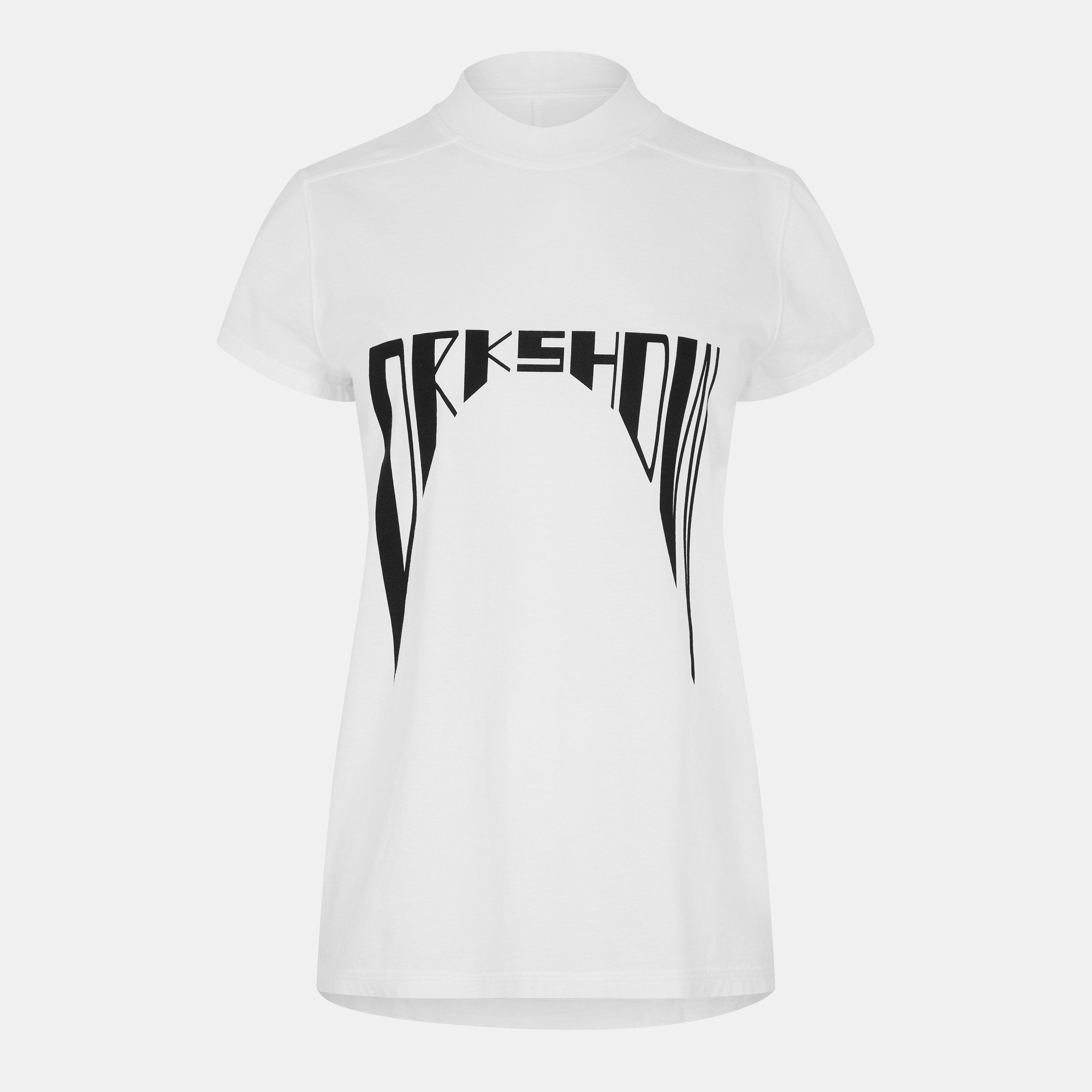 Milk/Black - Rick Owens Drkshdw - Logo T-Shirt - 1