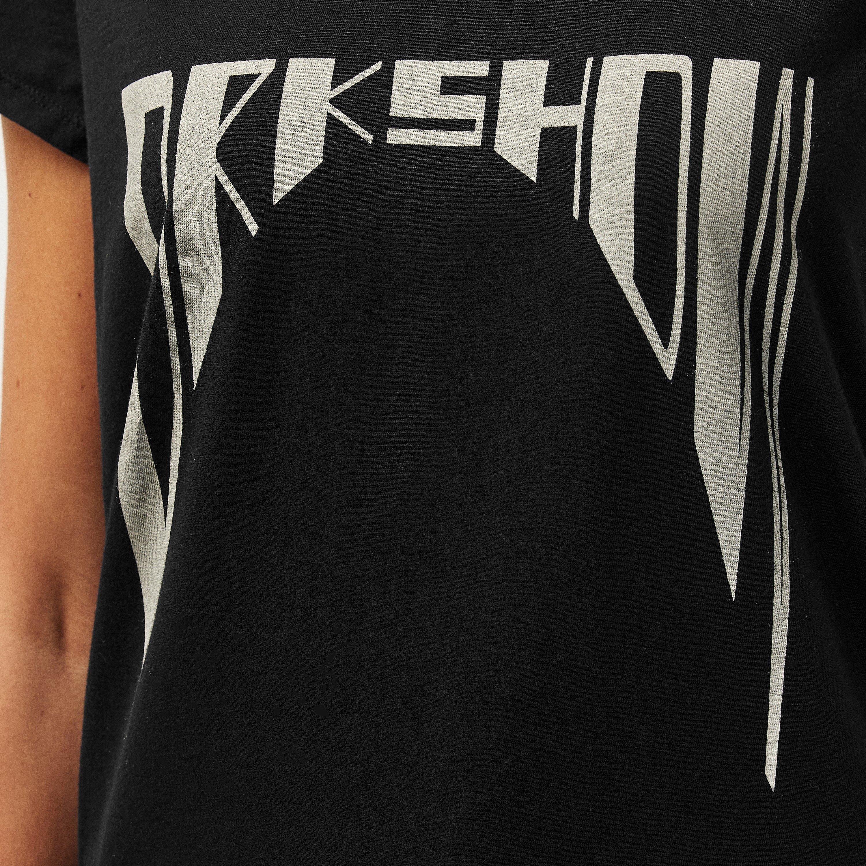 Black/Milk - Rick Owens Drkshdw - Logo T-Shirt - 5