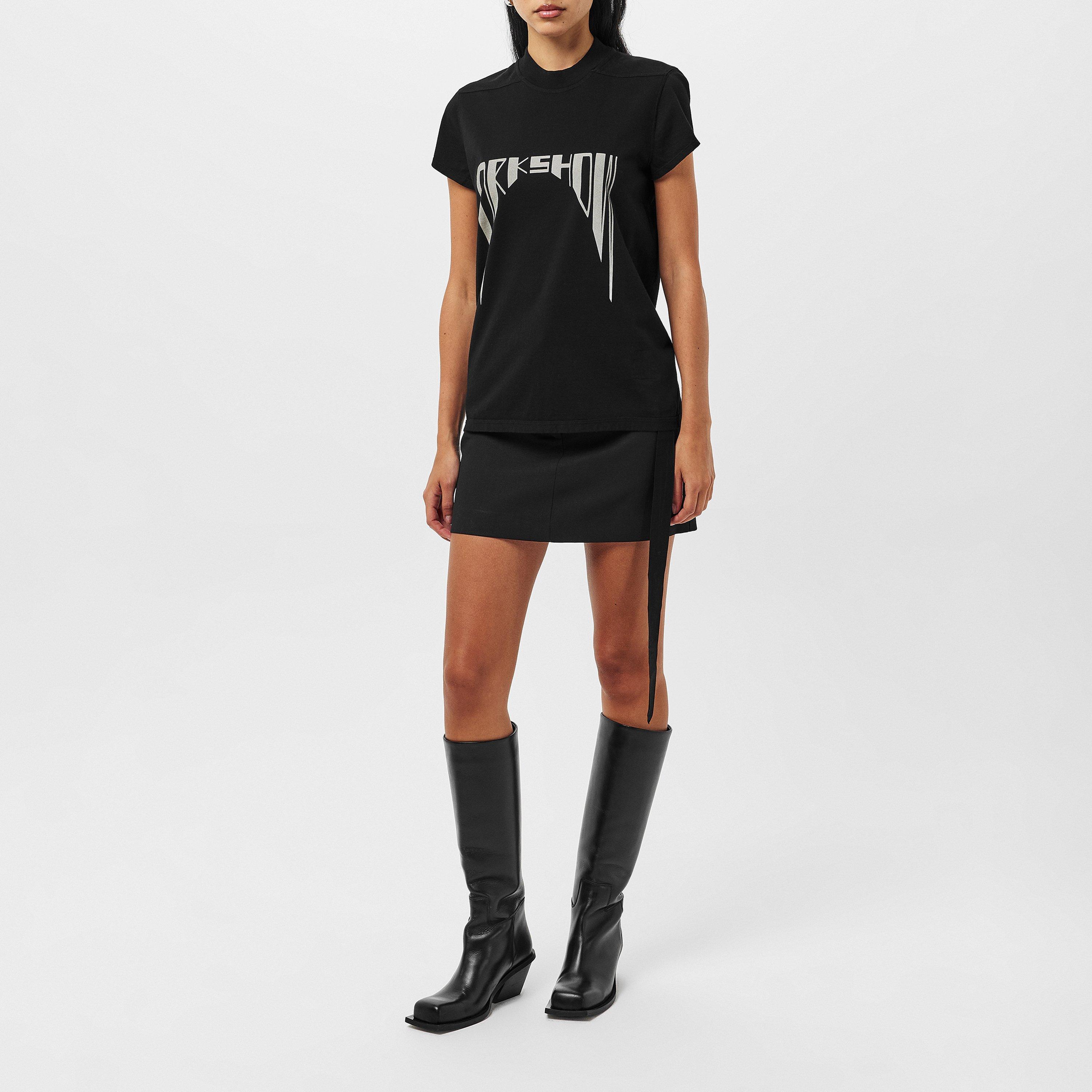 Black/Milk - Rick Owens Drkshdw - Logo T-Shirt - 6