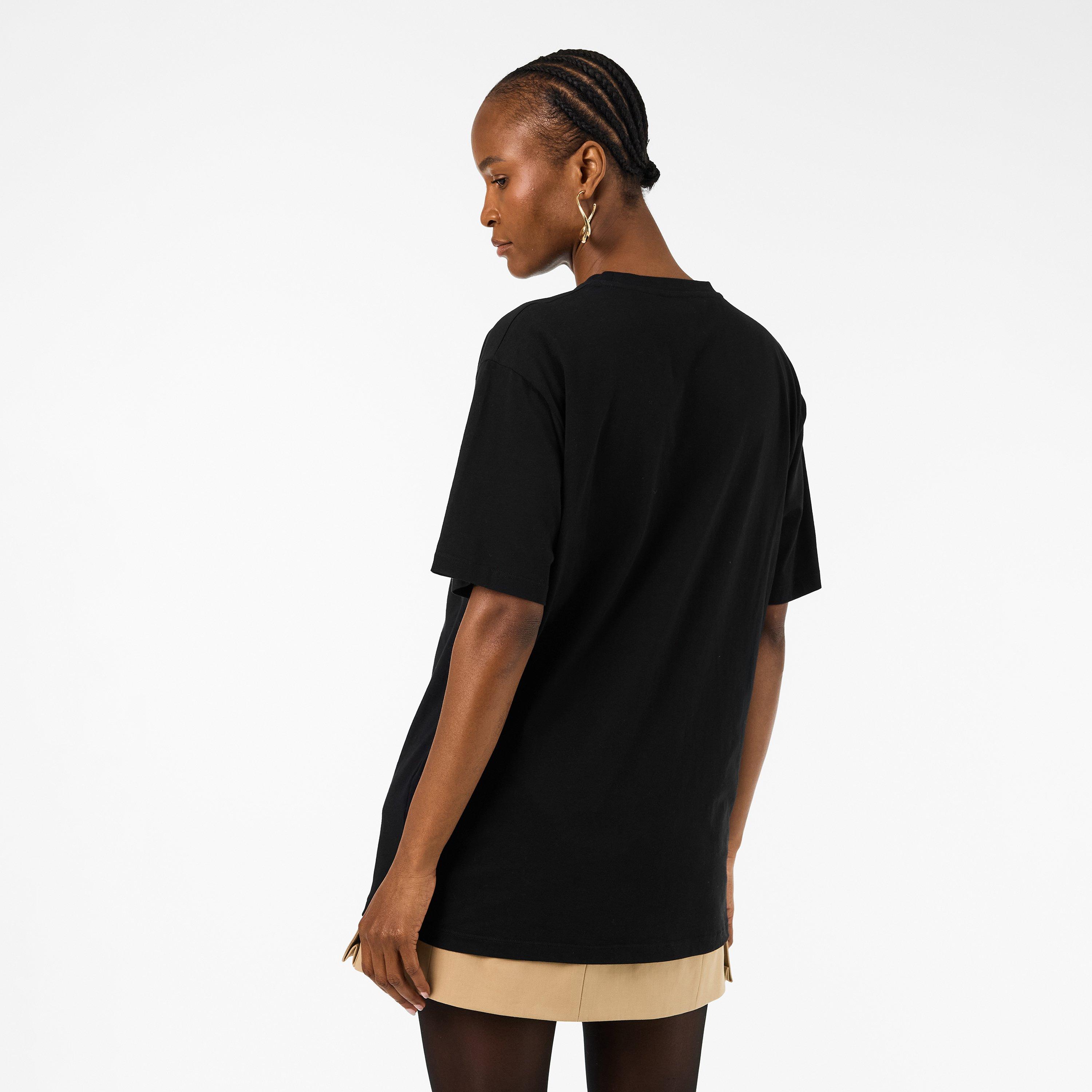 Noir/Blanc - Balmain - Women's Oversized T-Shirt Design - 4