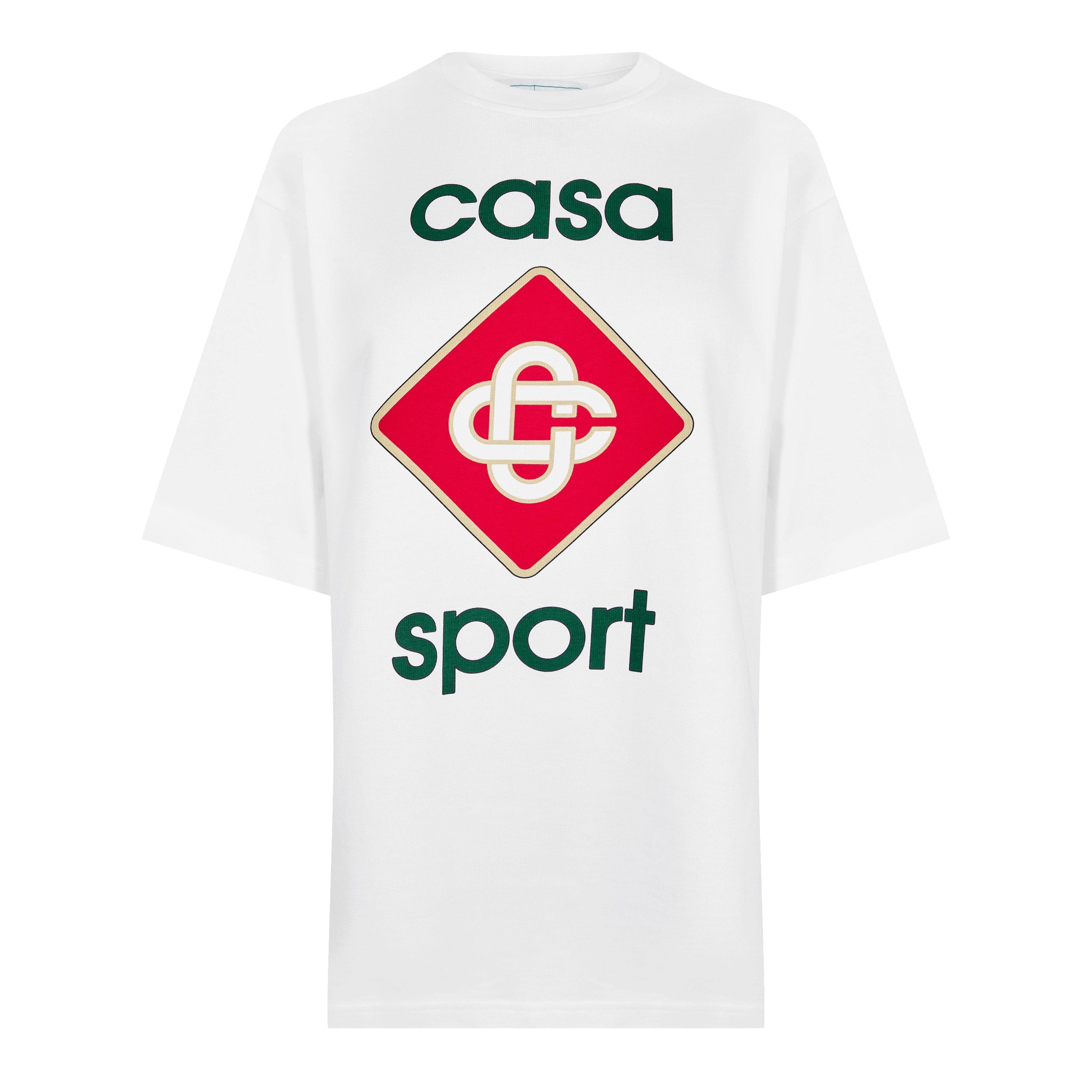 White - Casablanca - Sport Logo T-Shirt - 5