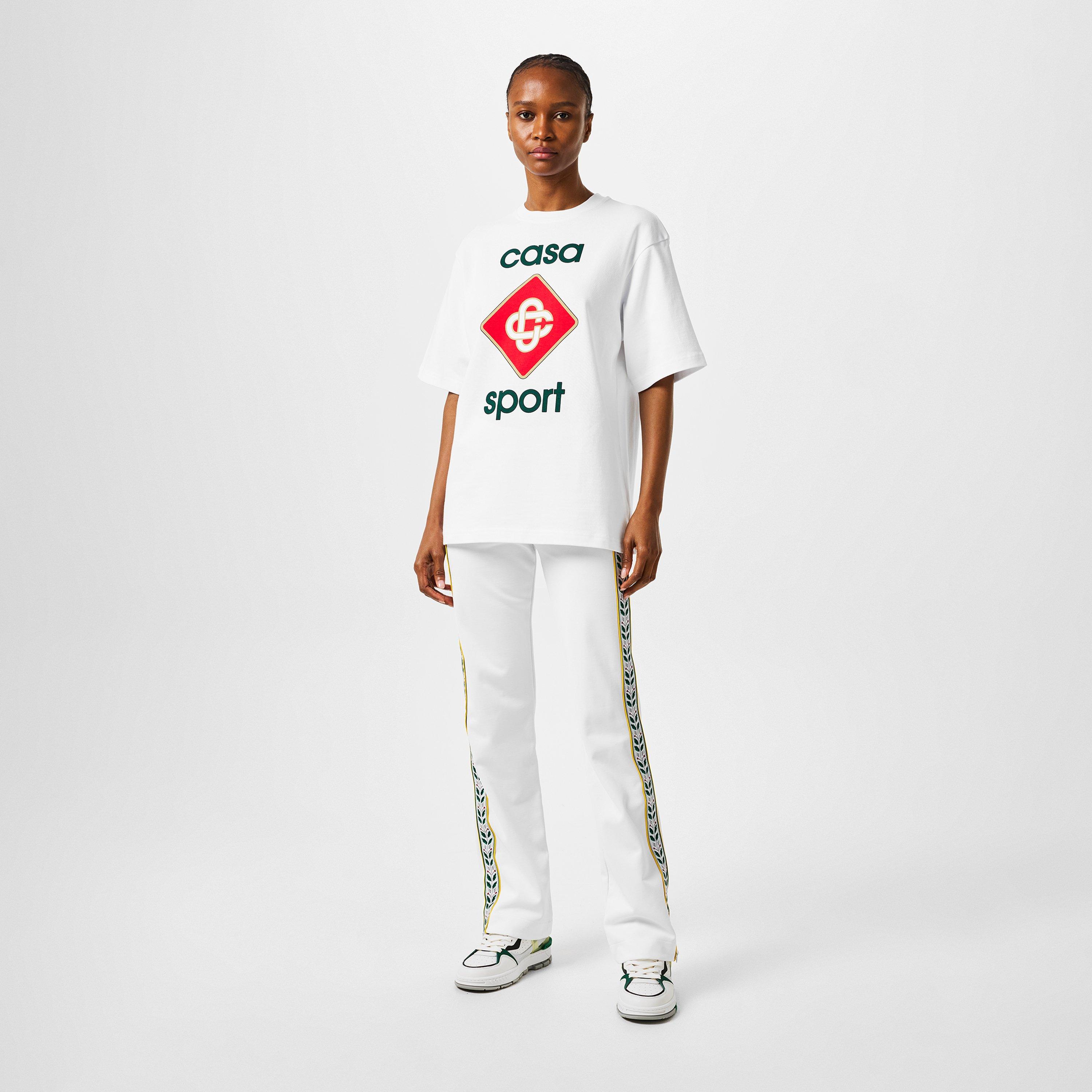 White - Casablanca - Sport Logo T-Shirt - 4