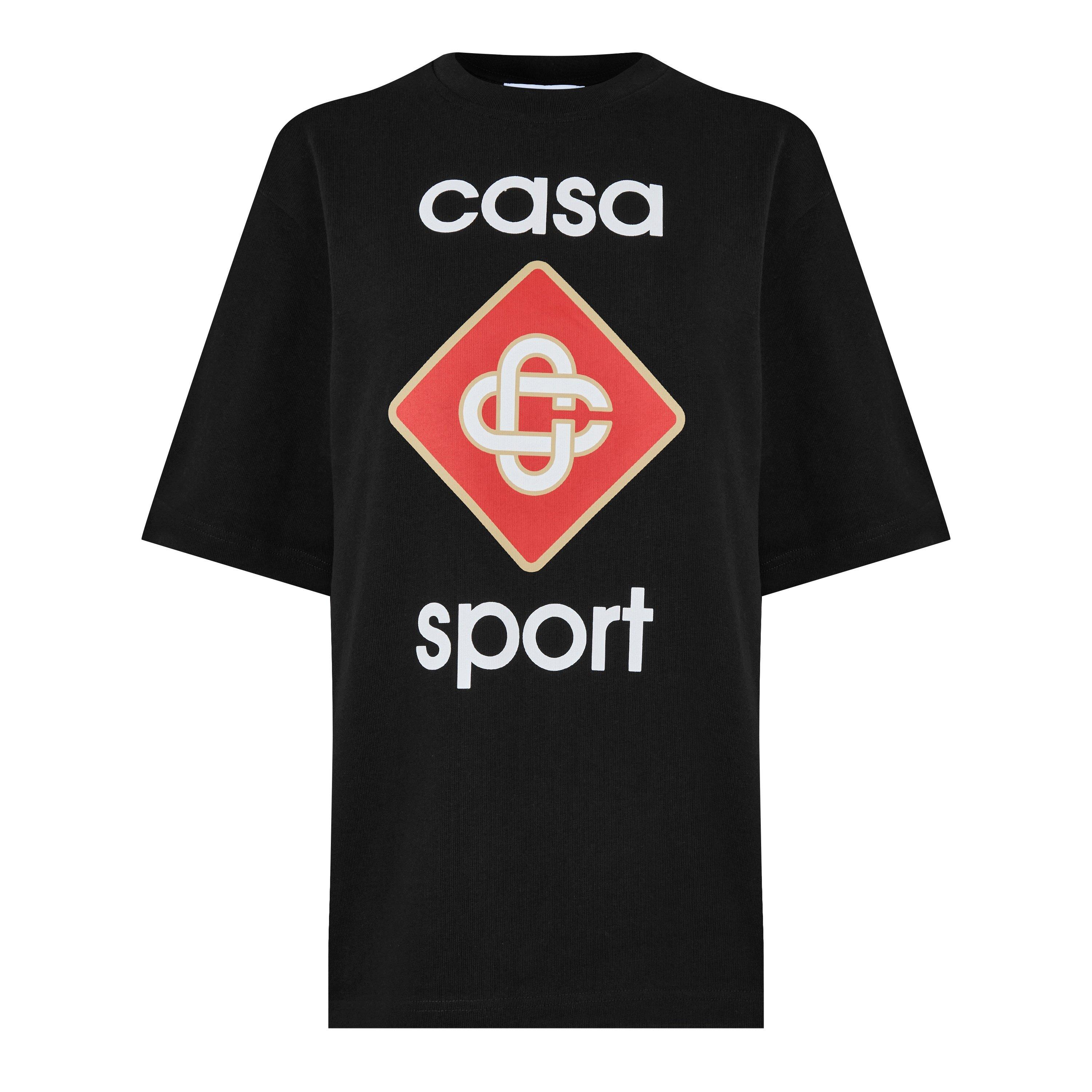 Black - Casablanca - Sport Logo T-Shirt - 5
