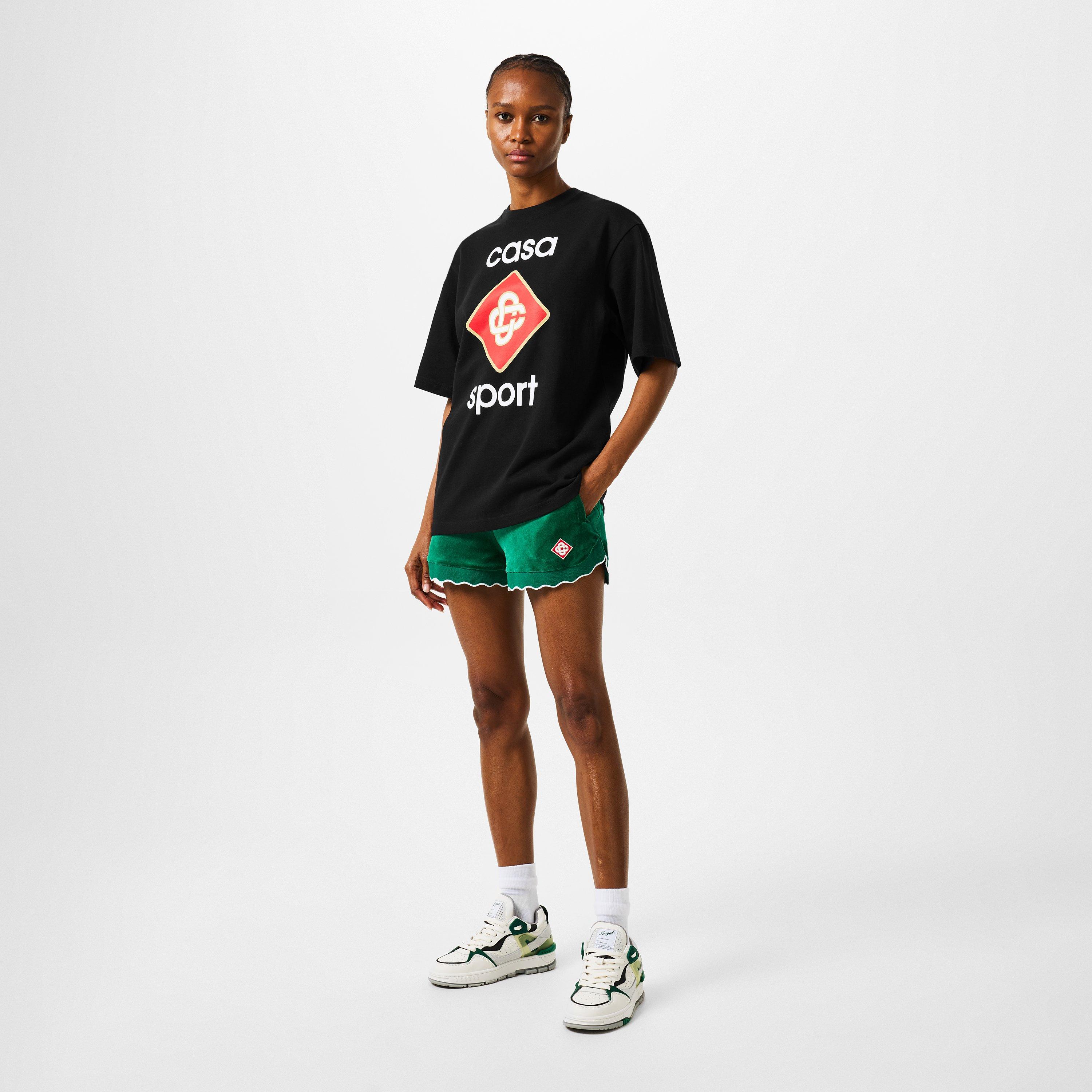 Black - Casablanca - Sport Logo T-Shirt - 4