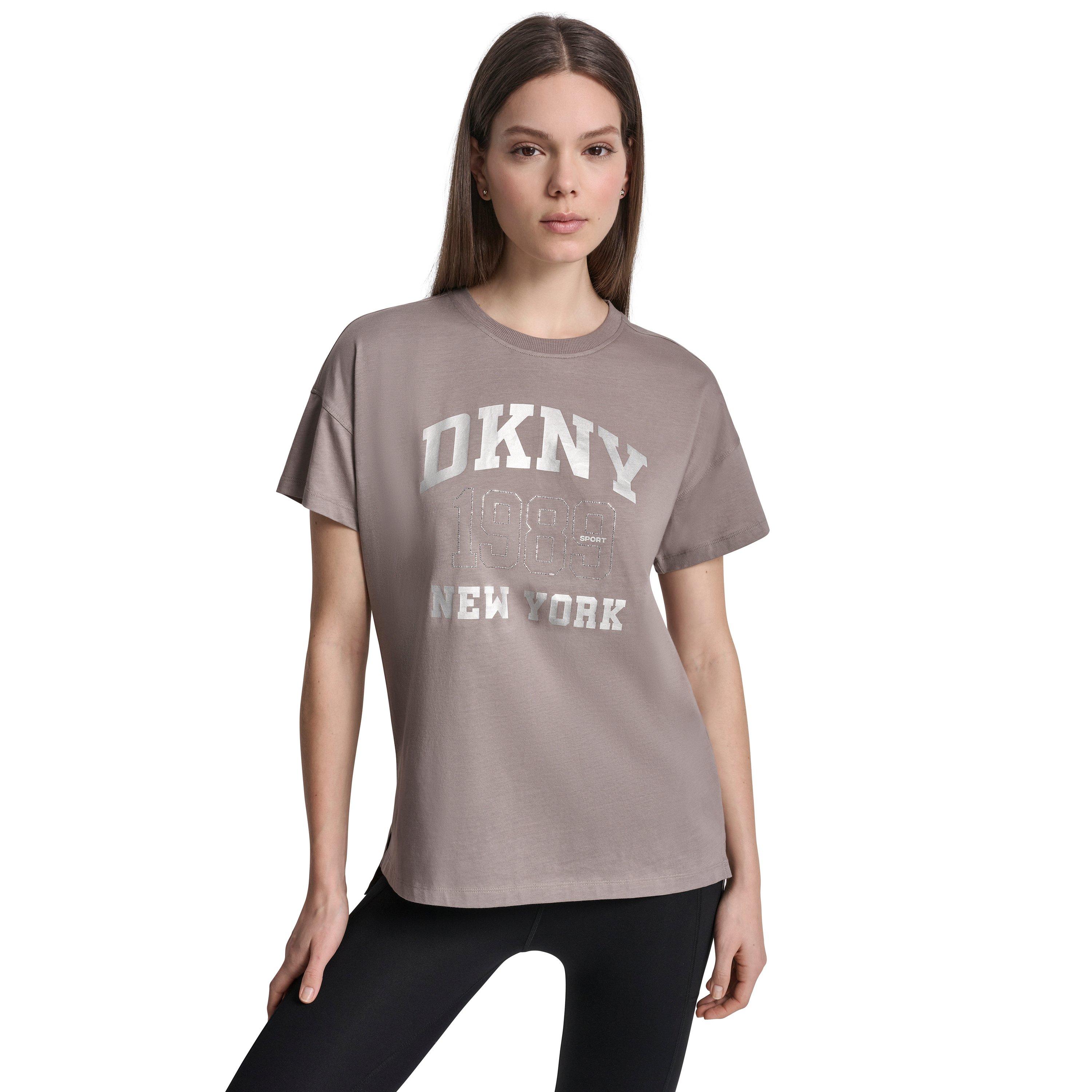 Dkny Women's T-Shirt - Mushroom - 14 (L)