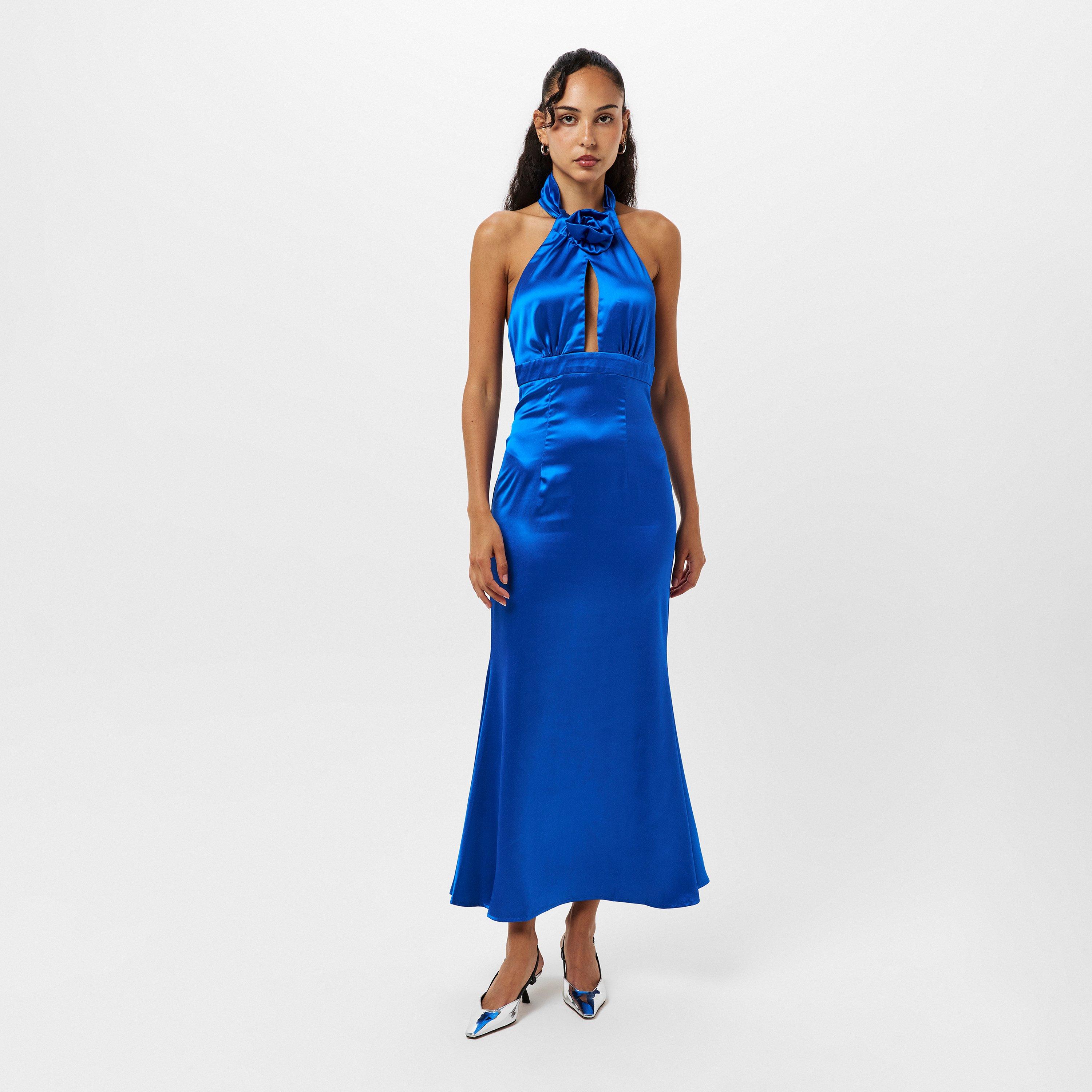 Cobalt - AmyLynn - Rose Satin Maxi Dress - 6