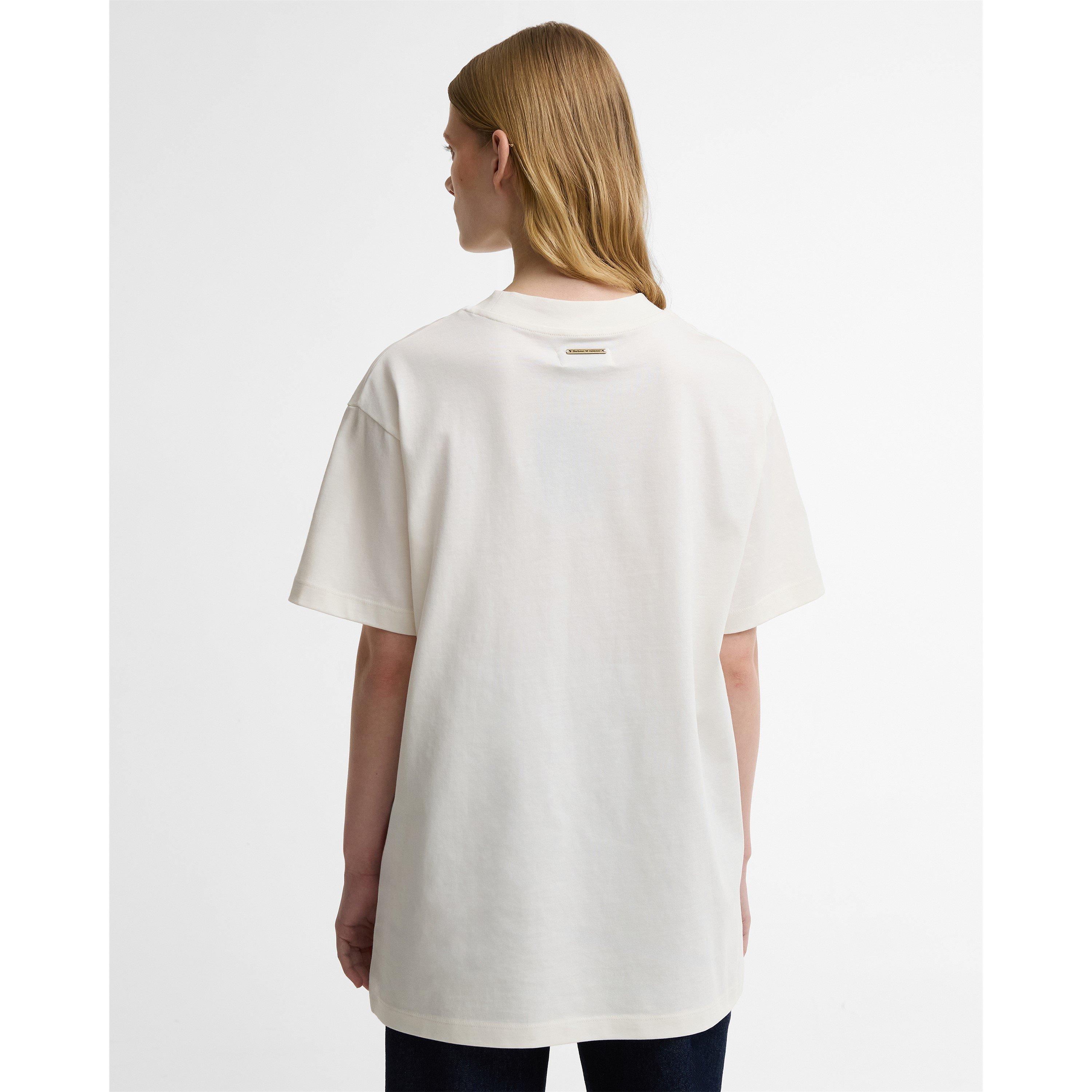 Cream - Barbour x Farm Rio - Womens T-Shirt - 3