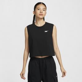 Nike Sportswear Club Womens Sleeveless Cropped T-Shirt