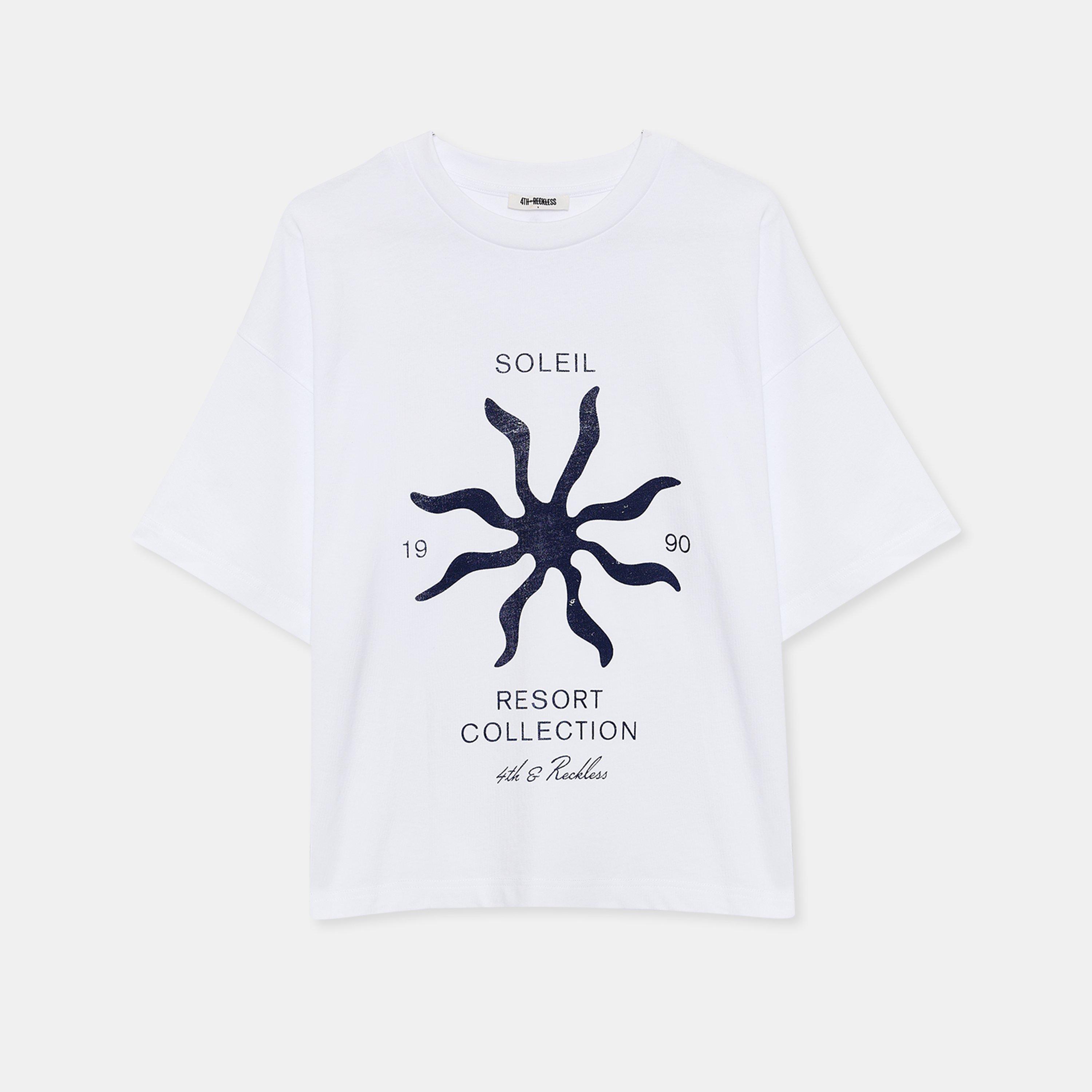 White - 4th and Reckless - Women's Chiara Resort Regular Fit T-Shirt - 1