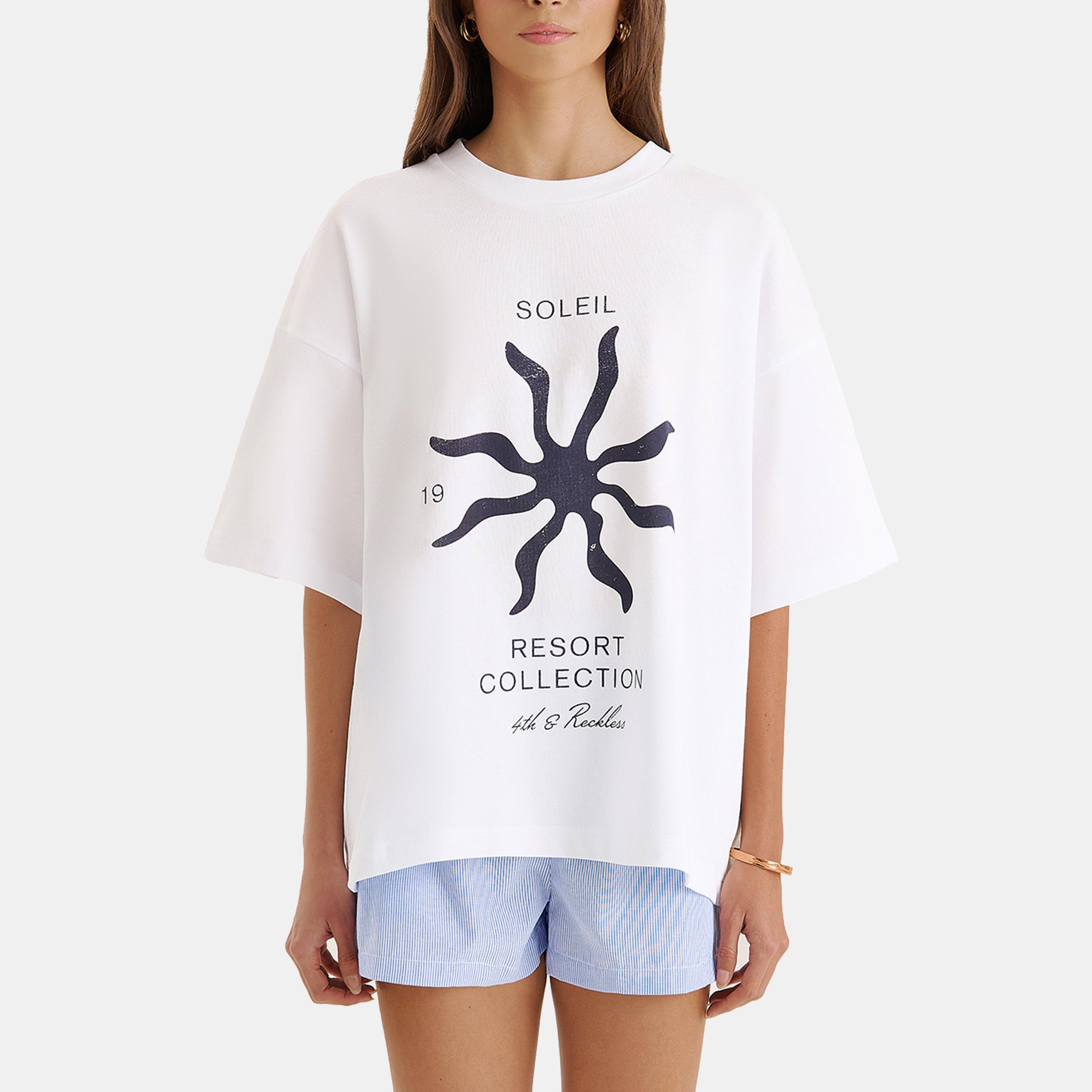 White - 4th and Reckless - Women's Chiara Resort Regular Fit T-Shirt - 2