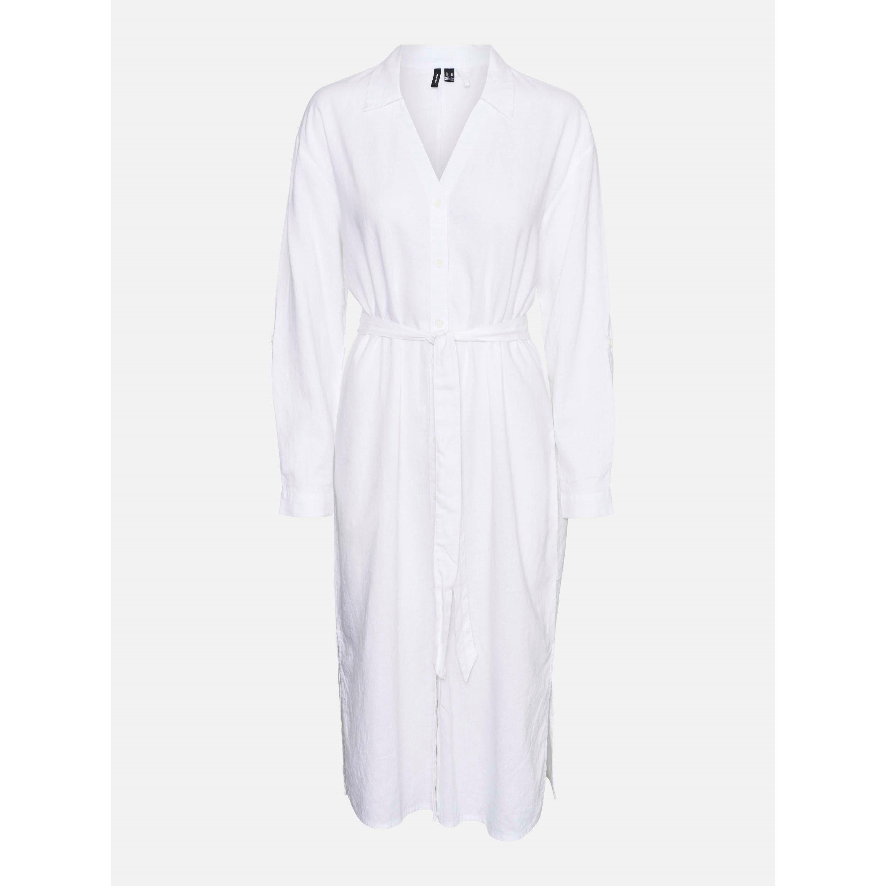 Sne Hvid - Vero Moda - Women's Linn Shirt Dress - 1