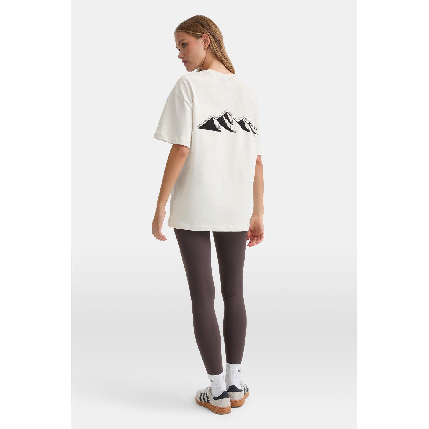 Ivory - TALA - TALA OUTDOORS GRAPHIC OVERSIZED T-SHIRT - 3
