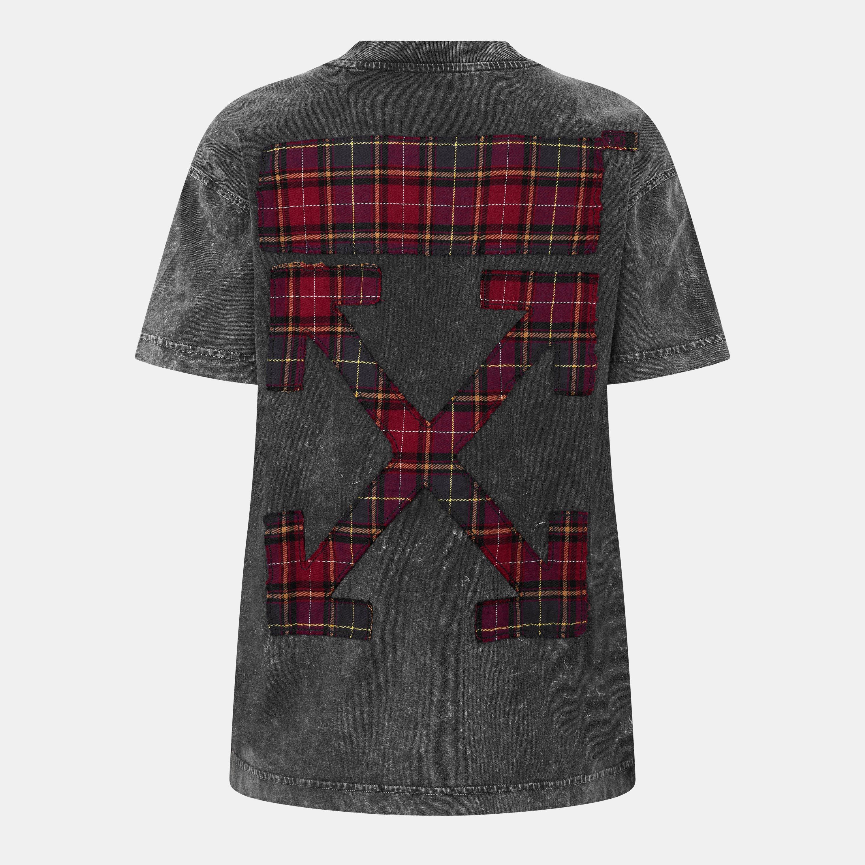 Black - Off White - Women's Arrow Regular Fit T-Shirt - 2