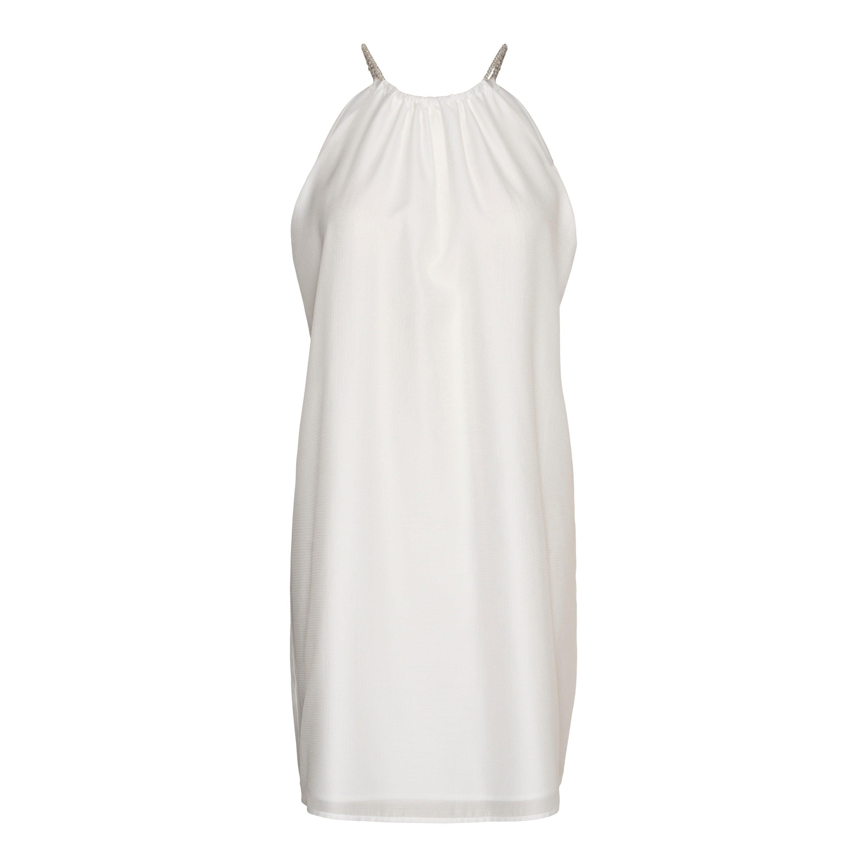 Vero Moda Women's Lykke Shirt Mini Dress - Snow White - 8 (XS)
