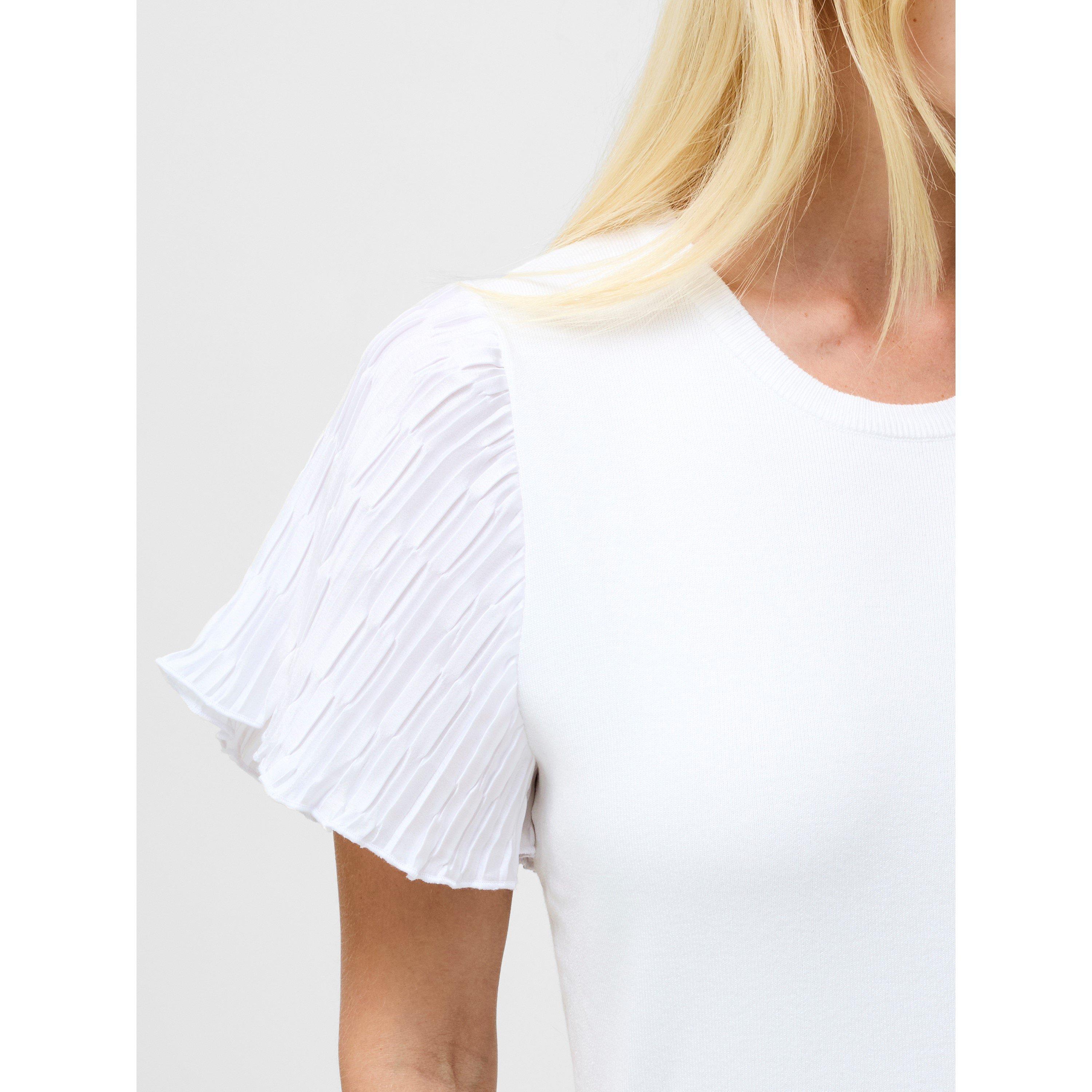 White - French Connection - Women's Krista Regular Fit T-Shirt - 2