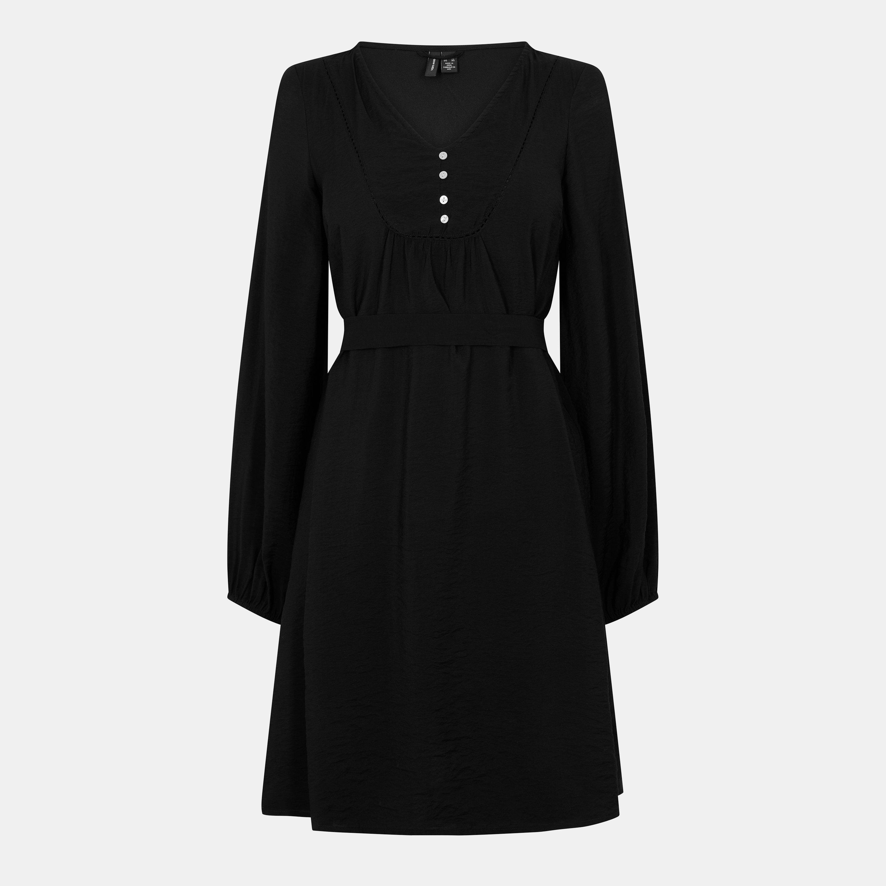 Vero Moda Women's Mira Mini Dress - Black - 8 (XS)