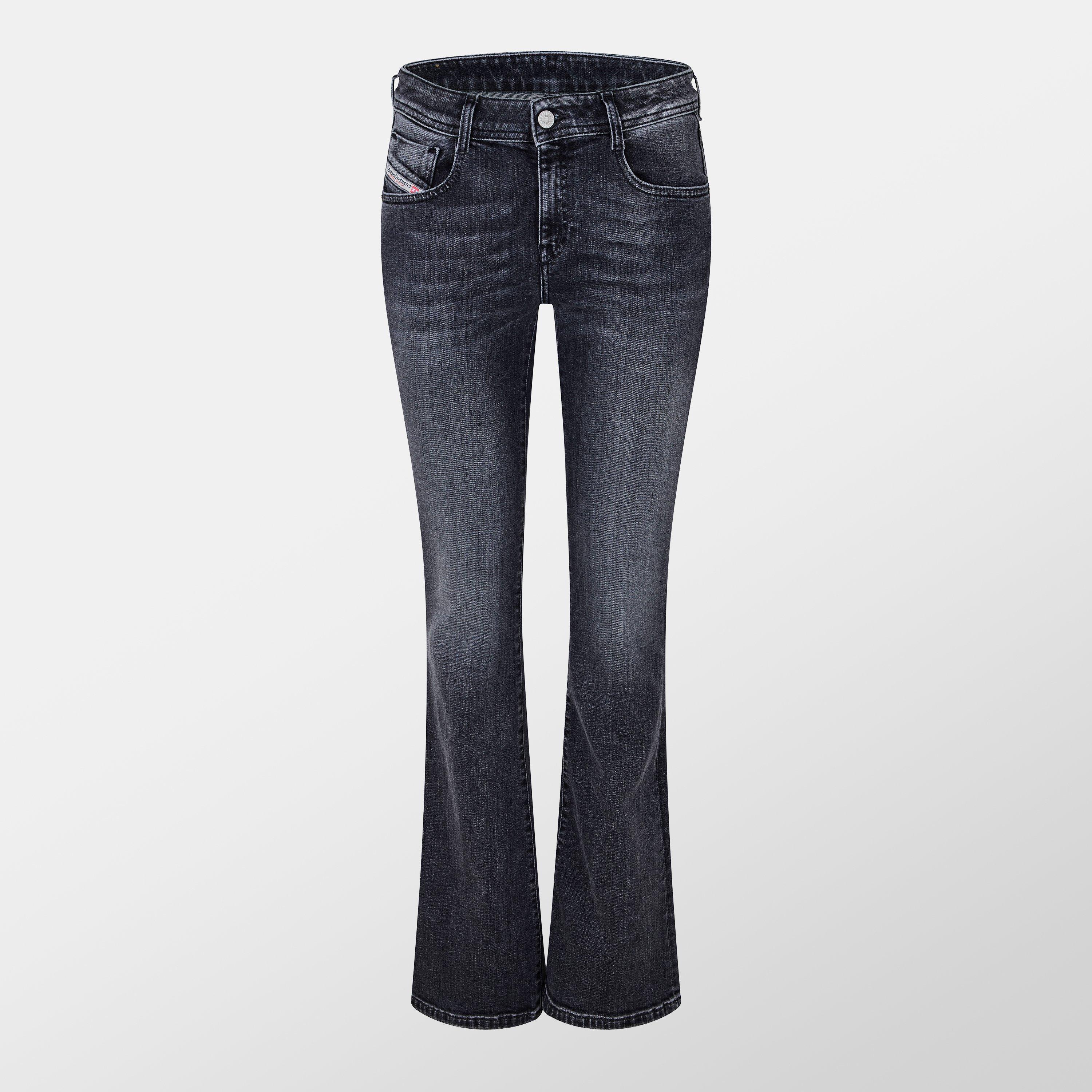 Diesel Women's Washed Black 1969 D-Ebbey Bootcut And Flare Jeans - 26 L30