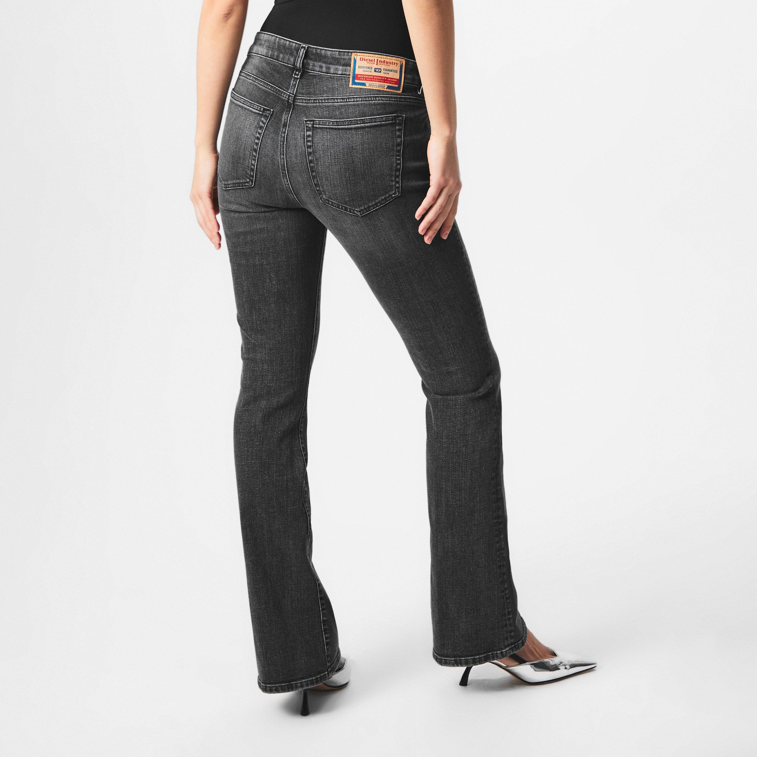 Washed Black - Diesel - 1969 D-Ebbey Bootcut And Flare Jeans - 4