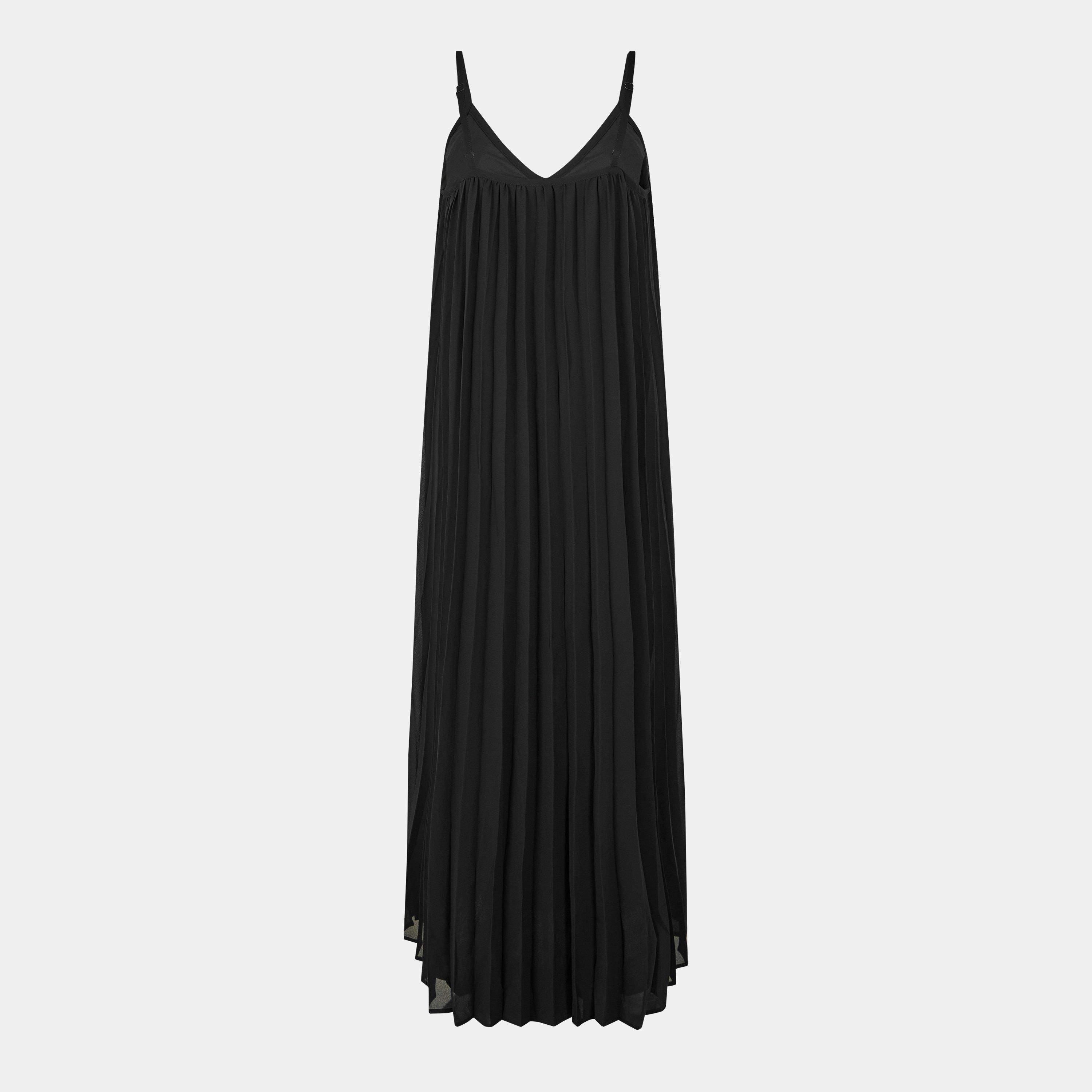 Zwart - Vero Moda - Katy Pleated Maxi Dress - 2