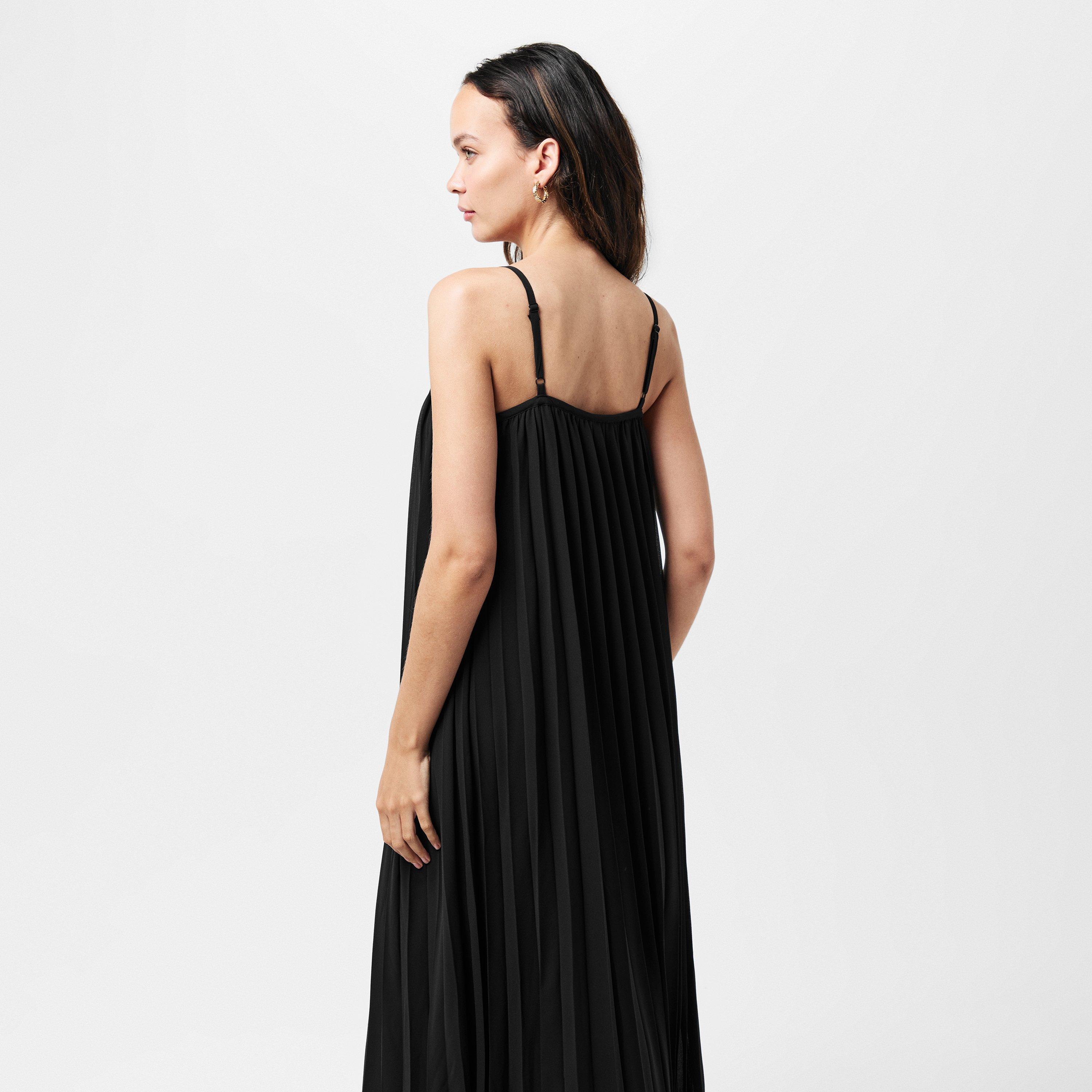 Zwart - Vero Moda - Katy Pleated Maxi Dress - 4