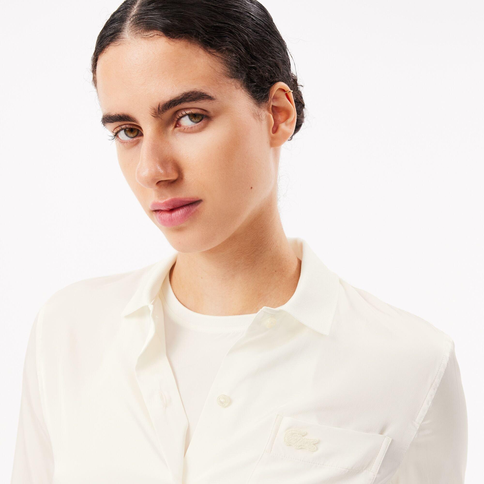 Lapland - Lacoste - Women's Long Sleeve Oxford Shirt - 2
