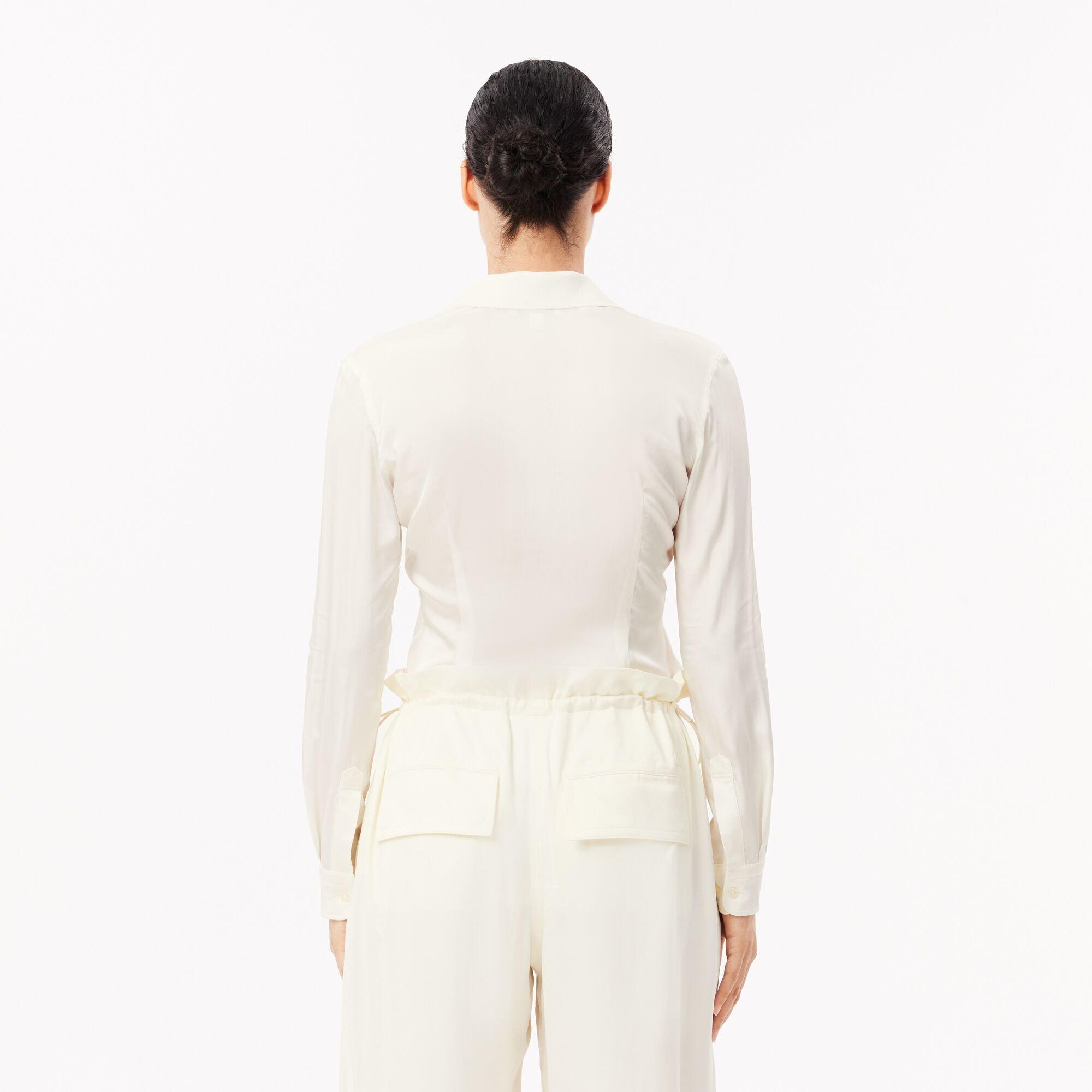 Lapland - Lacoste - Women's Long Sleeve Oxford Shirt - 3