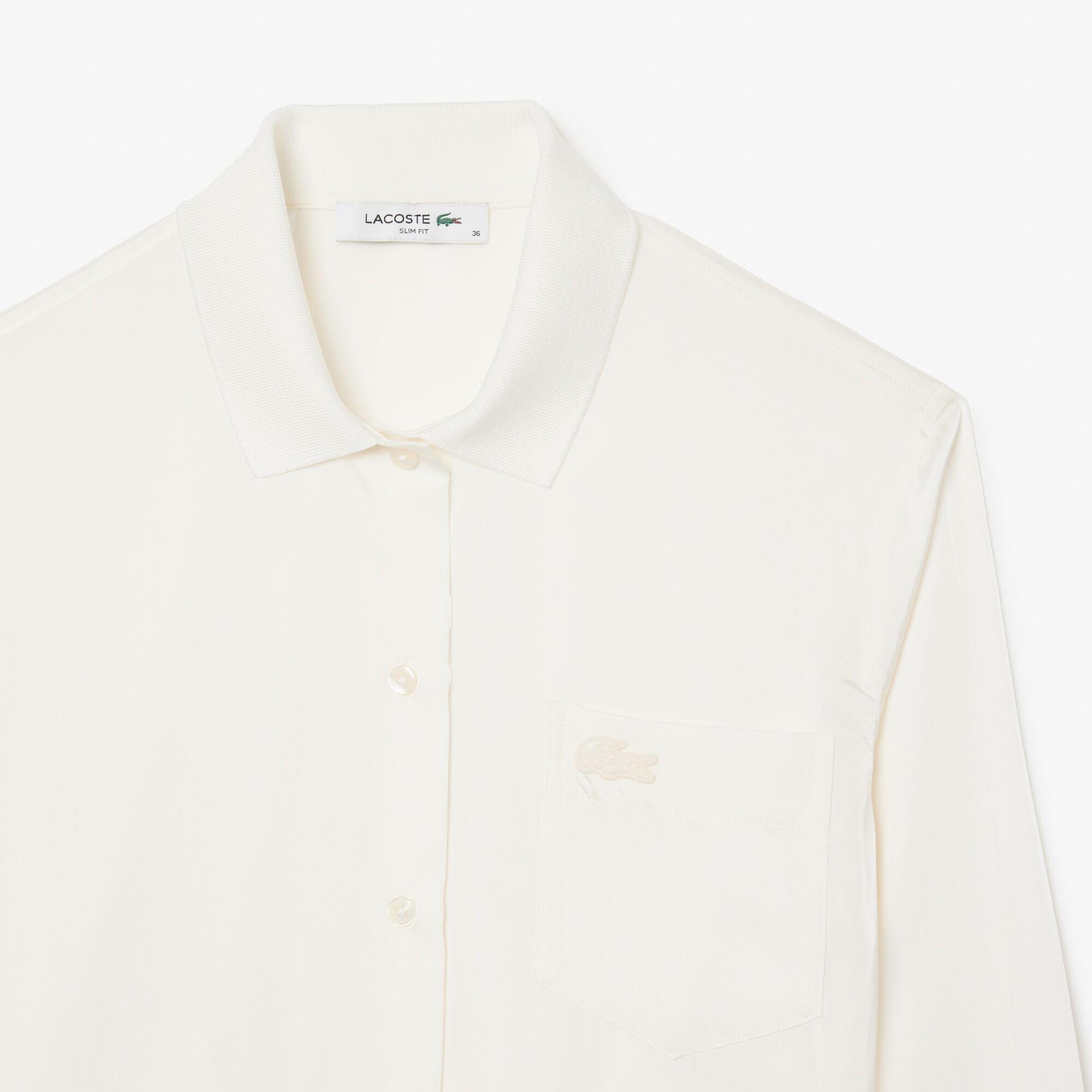 Lapland - Lacoste - Women's Long Sleeve Oxford Shirt - 5