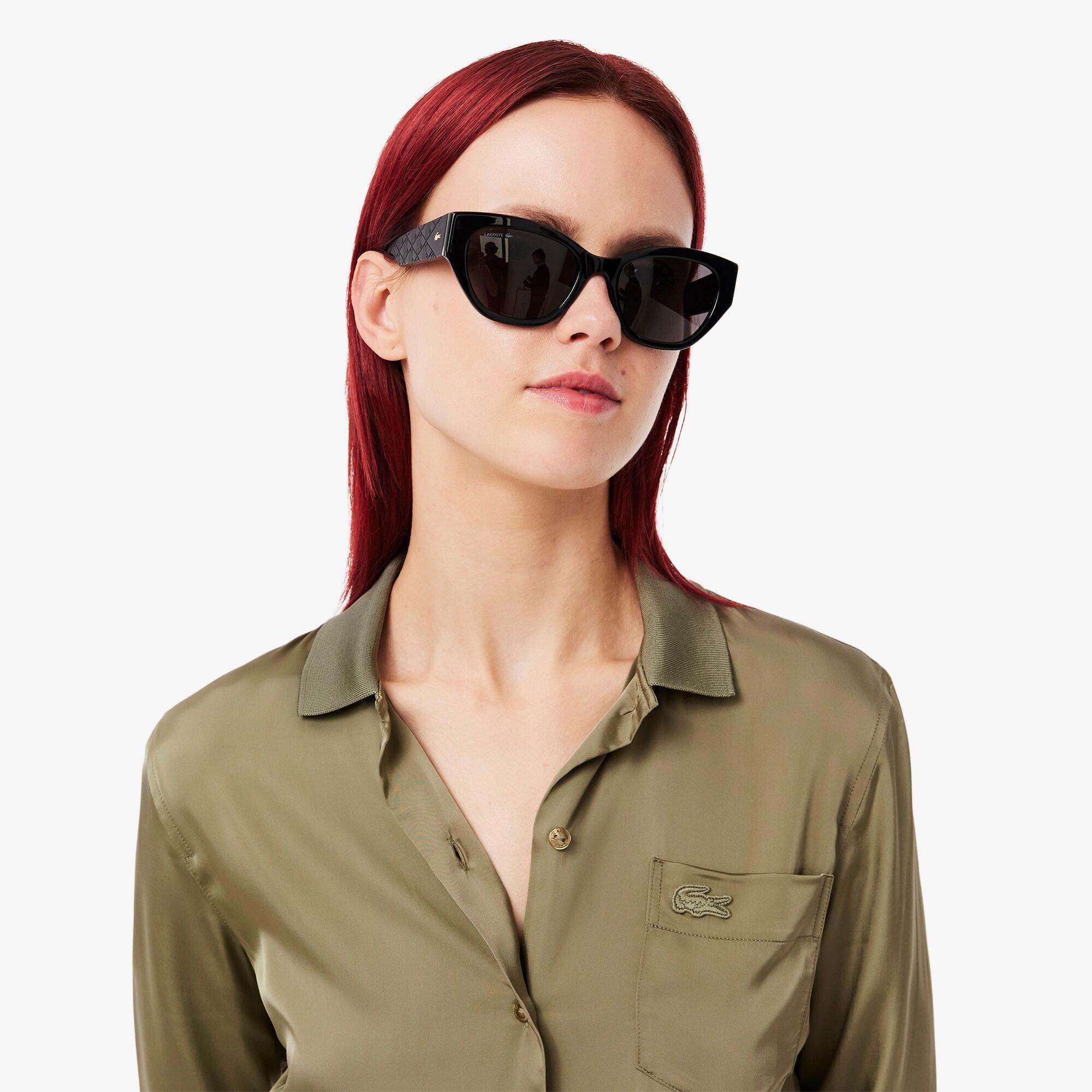 Khaki - Lacoste - Long-Sleeve Oxford Shirt - 2