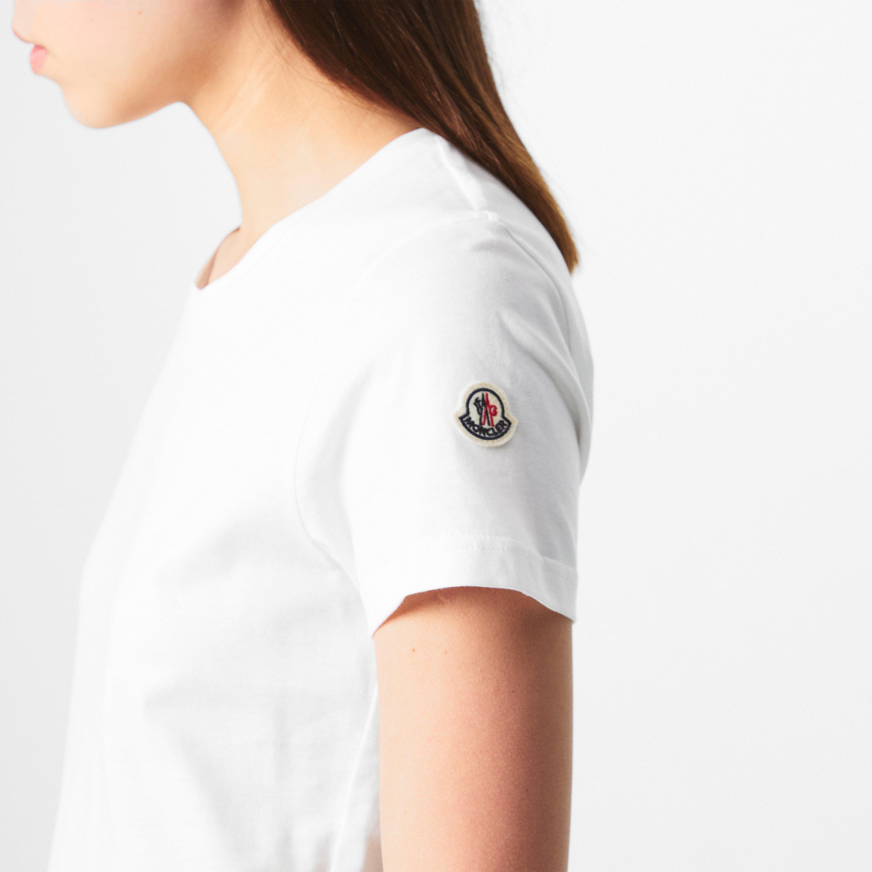 White 033 - Moncler - Badge Logo T-Shirt - 5