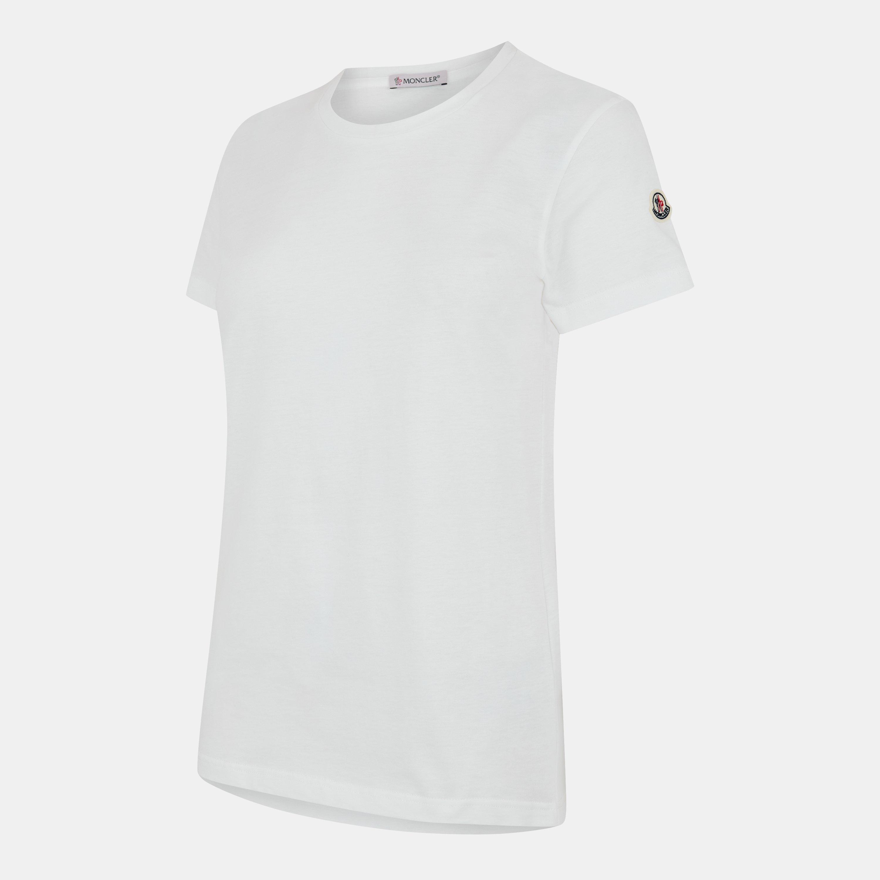 White 033 - Moncler - Badge Logo T-Shirt - 7