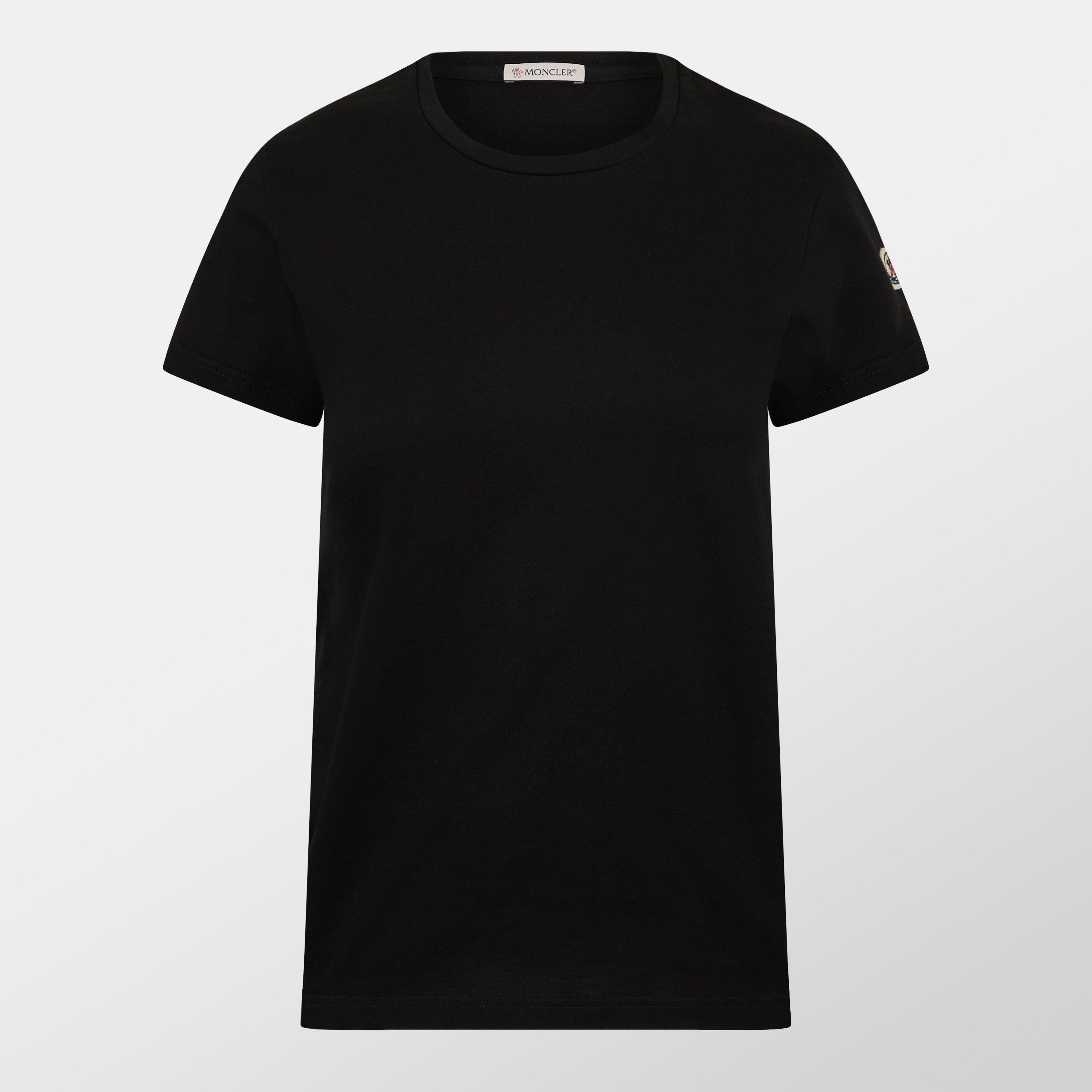 Moncler Badge Logo T-Shirt - Black 999 - Size 8 (XS)