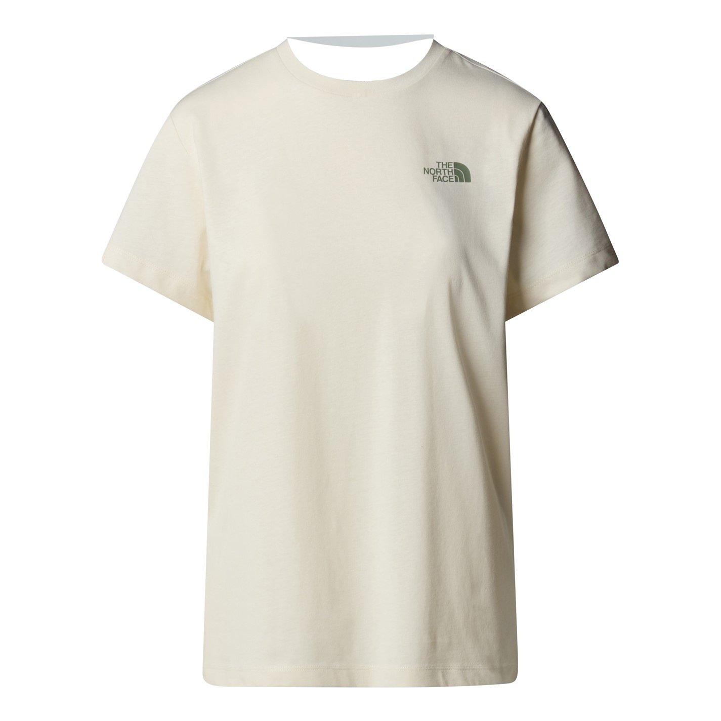 Wht/Slate Moss - The North Face - Women's TNF Box Never Stop Exploring Relaxed T-Shirt - 2