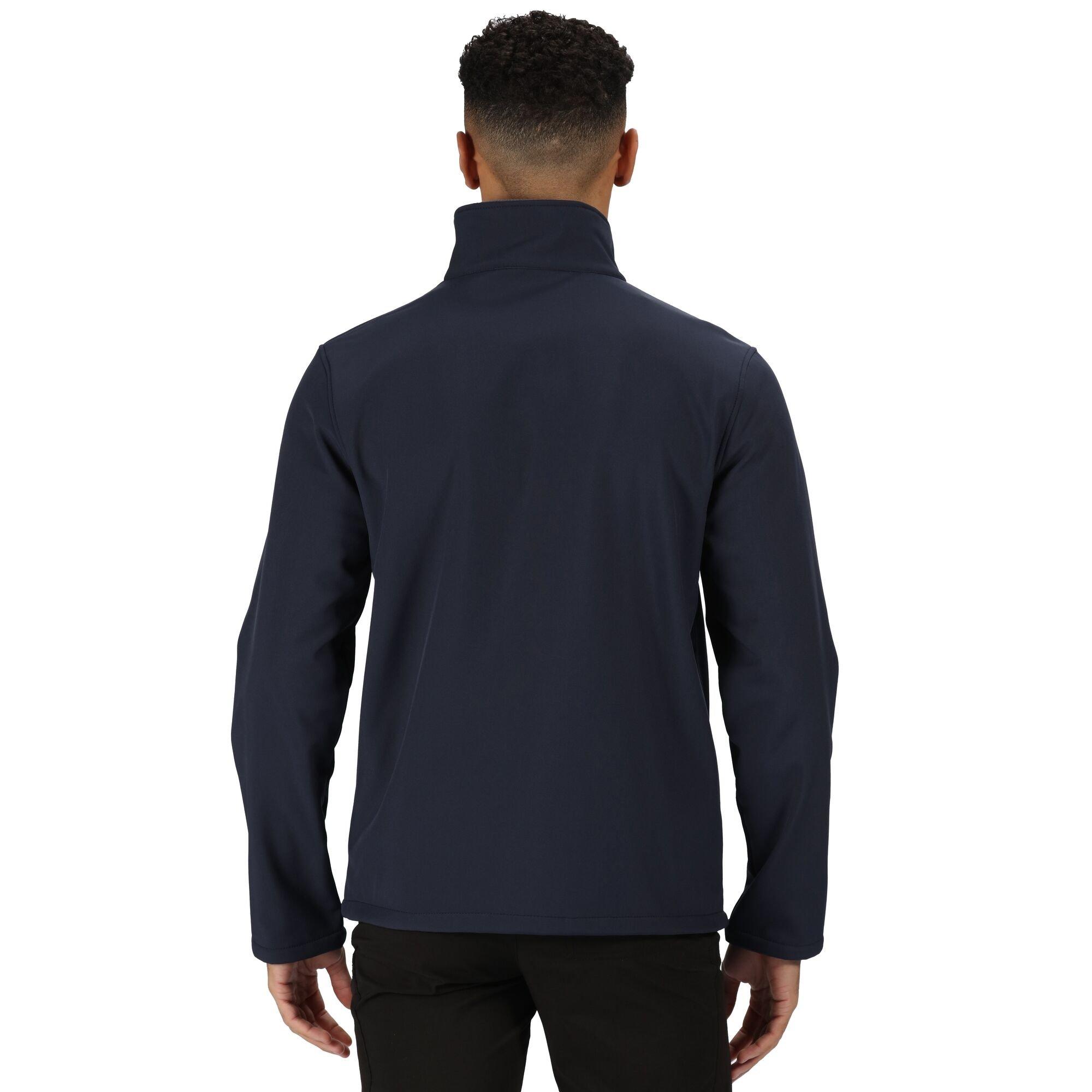 Navy - Regatta - Men's Cera V Water Resistant Wind Resistant Long Sleeve Softshell Jacket - 8