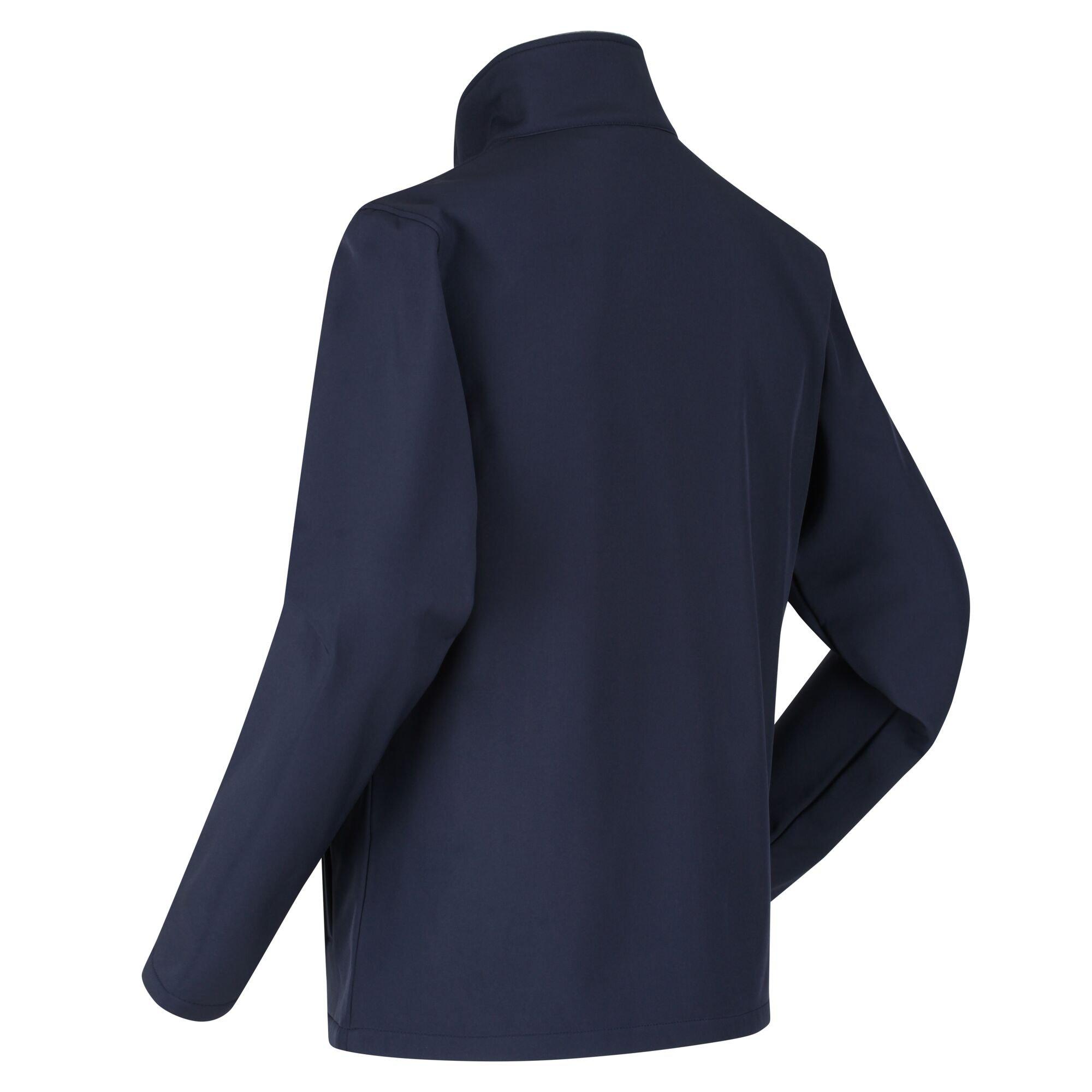 Navy - Regatta - Men's Cera V Water Resistant Wind Resistant Long Sleeve Softshell Jacket - 9