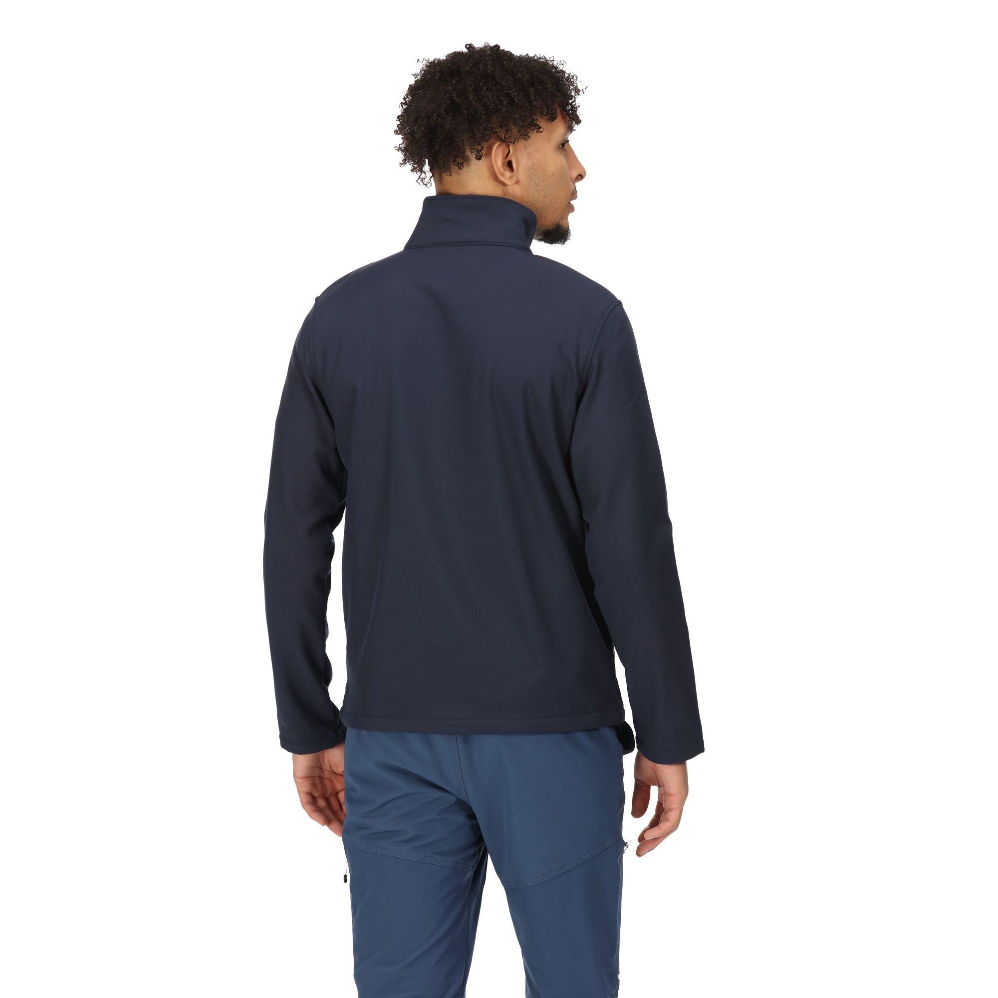 Navy - Regatta - Men's Cera V Water Resistant Wind Resistant Long Sleeve Softshell Jacket - 10