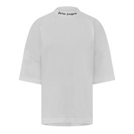 Palm Angels Oversized Classic Logo T Shirt.