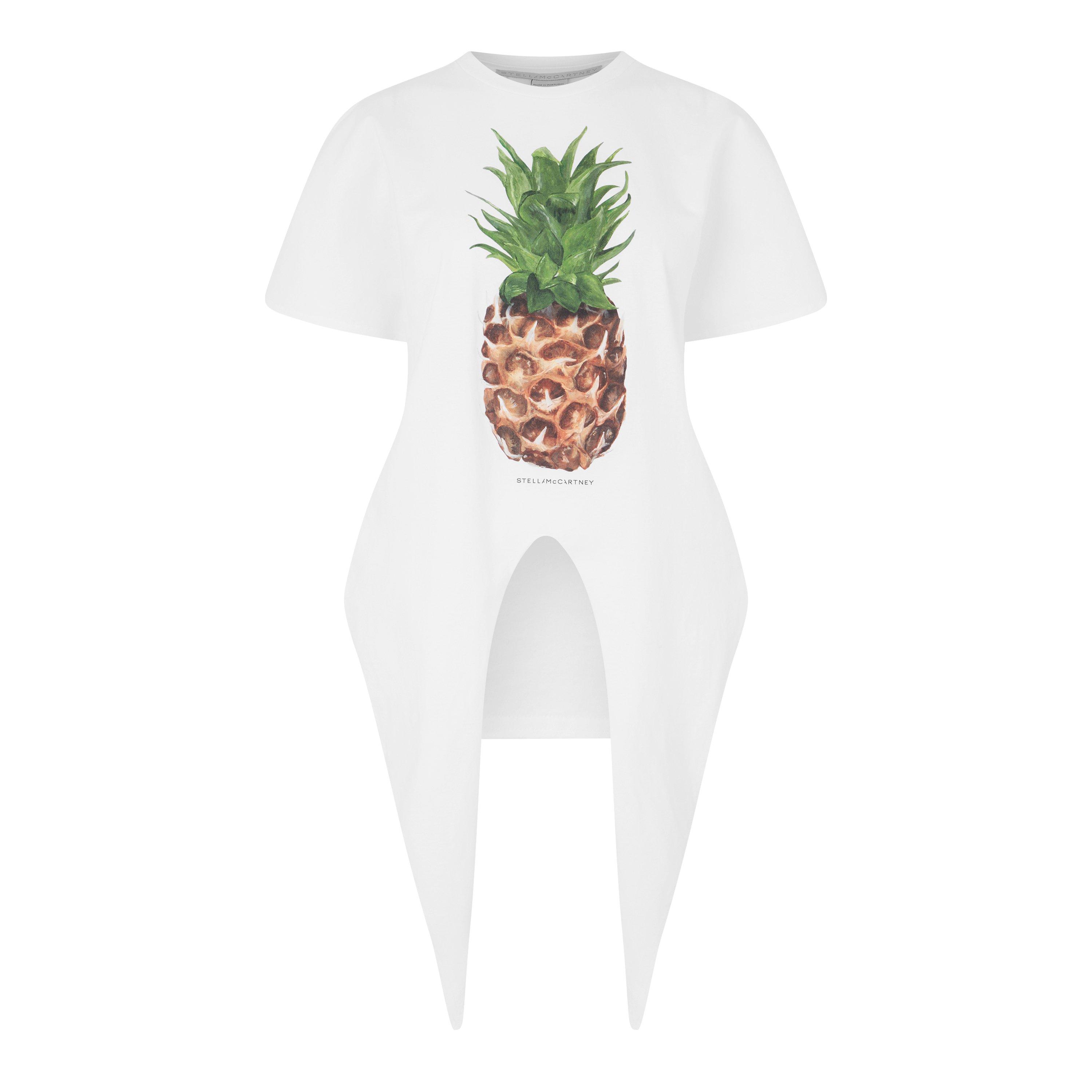 Pure White 9000 - Stella McCartney - Women's Pineapple Regular Fit T-Shirt - 5