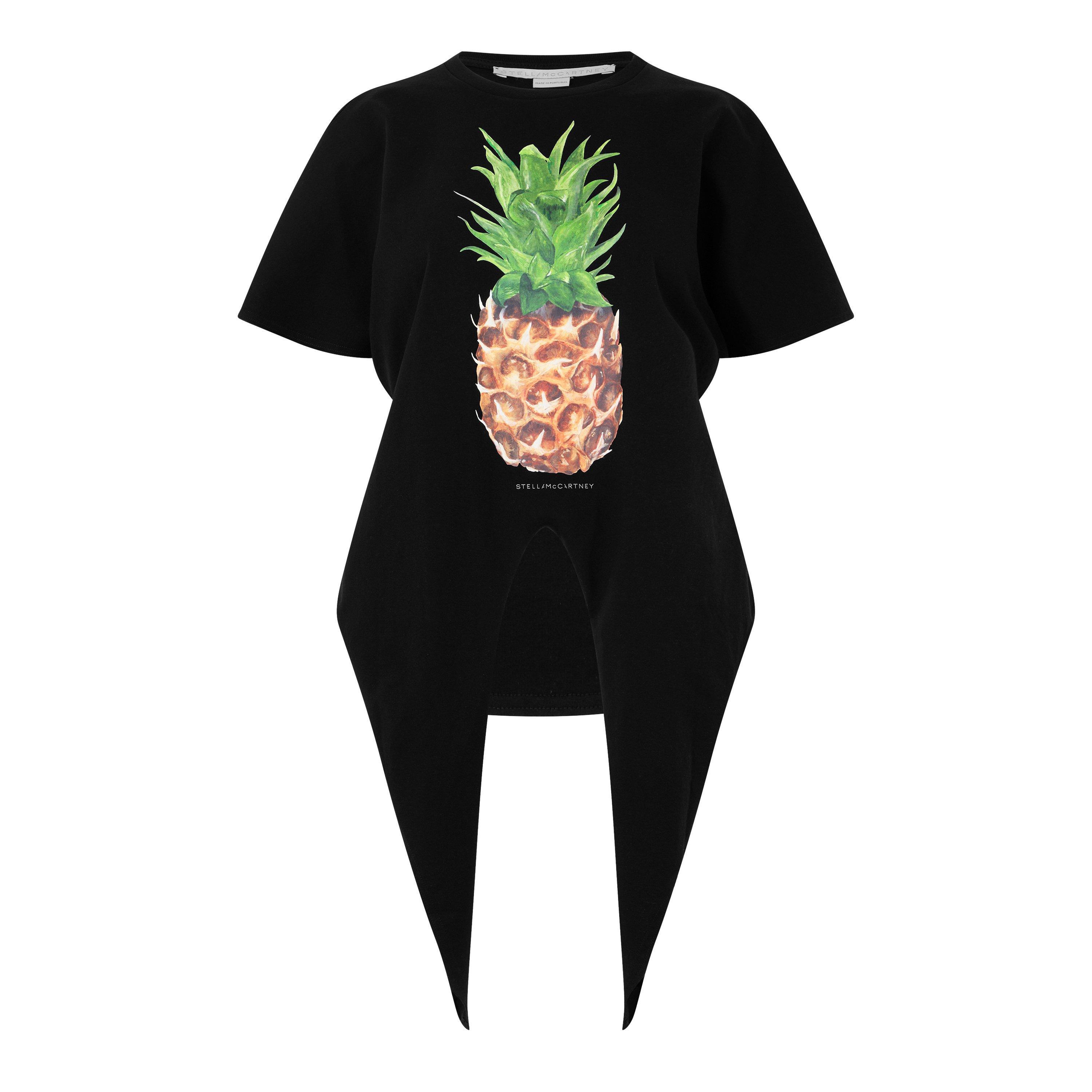 Black 1000 - Stella McCartney - Women's Pineapple Regular Fit T-Shirt - 5