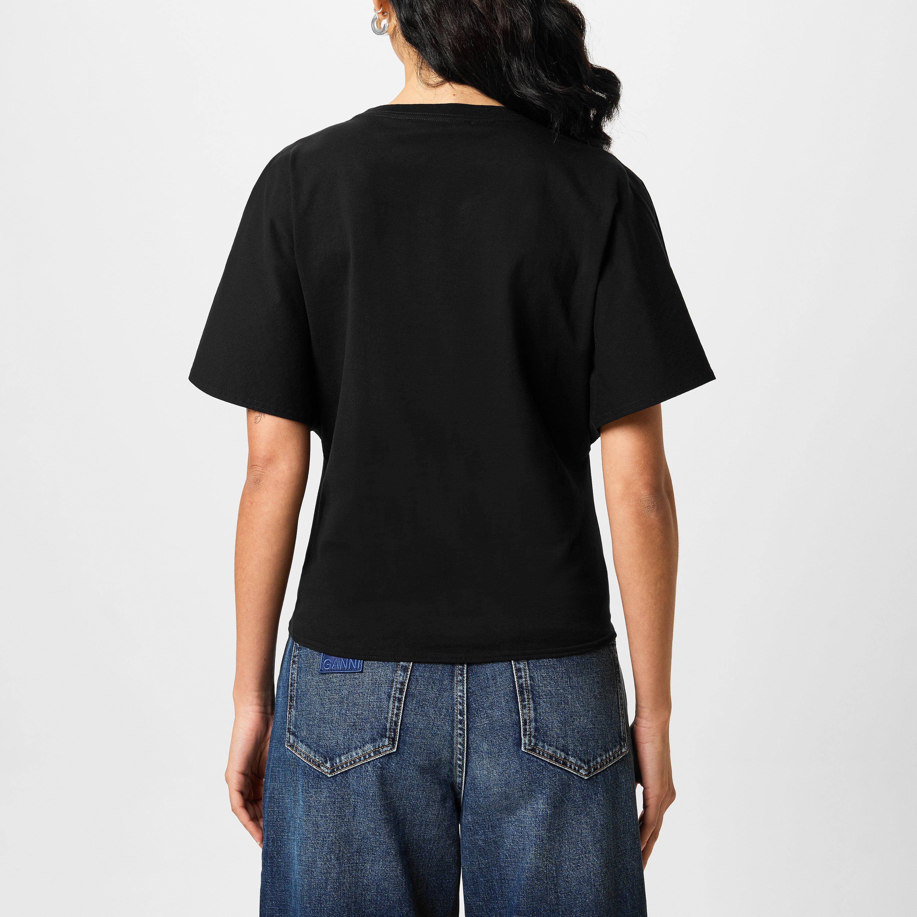 Black 1000 - Stella McCartney - Women's Pineapple Regular Fit T-Shirt - 3