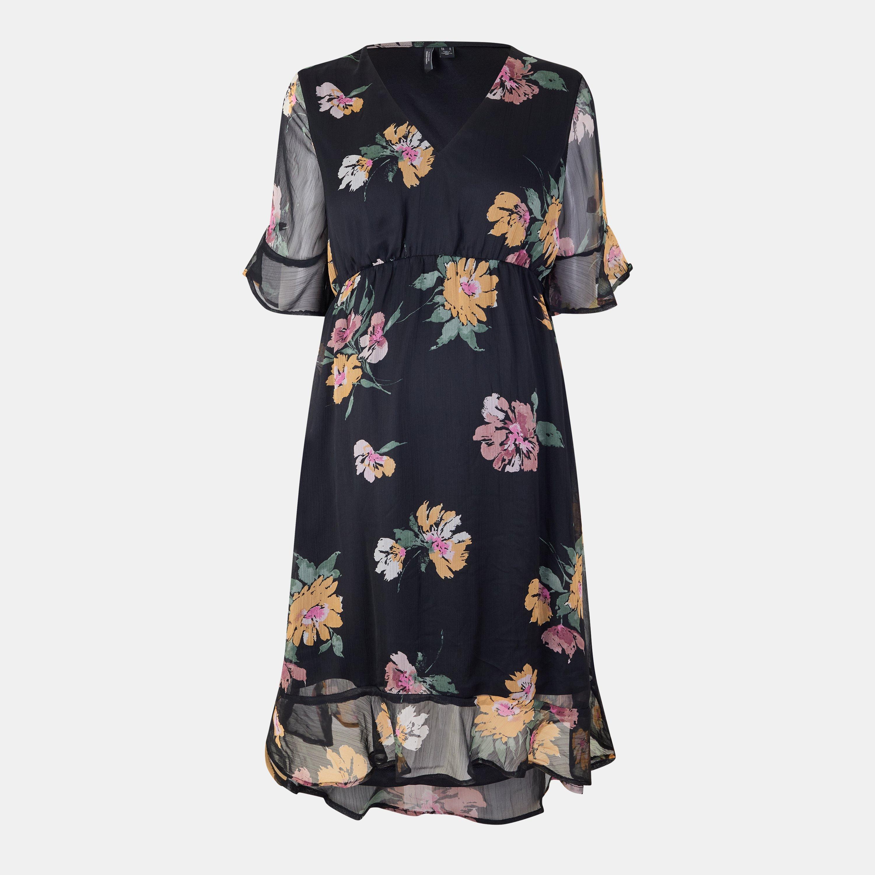 Black - Vero Moda Maternity - Women's Mo Smilla Milkmaid Dress - 1