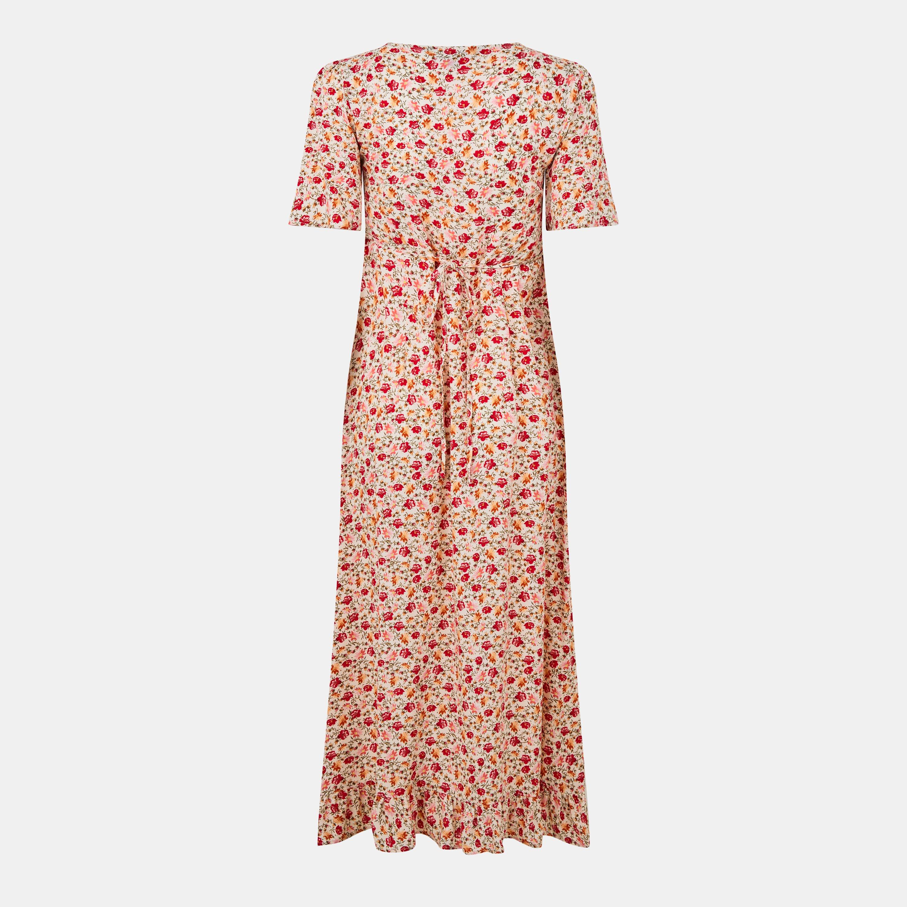 Cream - Nobodys Child - Women's Dalia Midi Tea Dress - 2