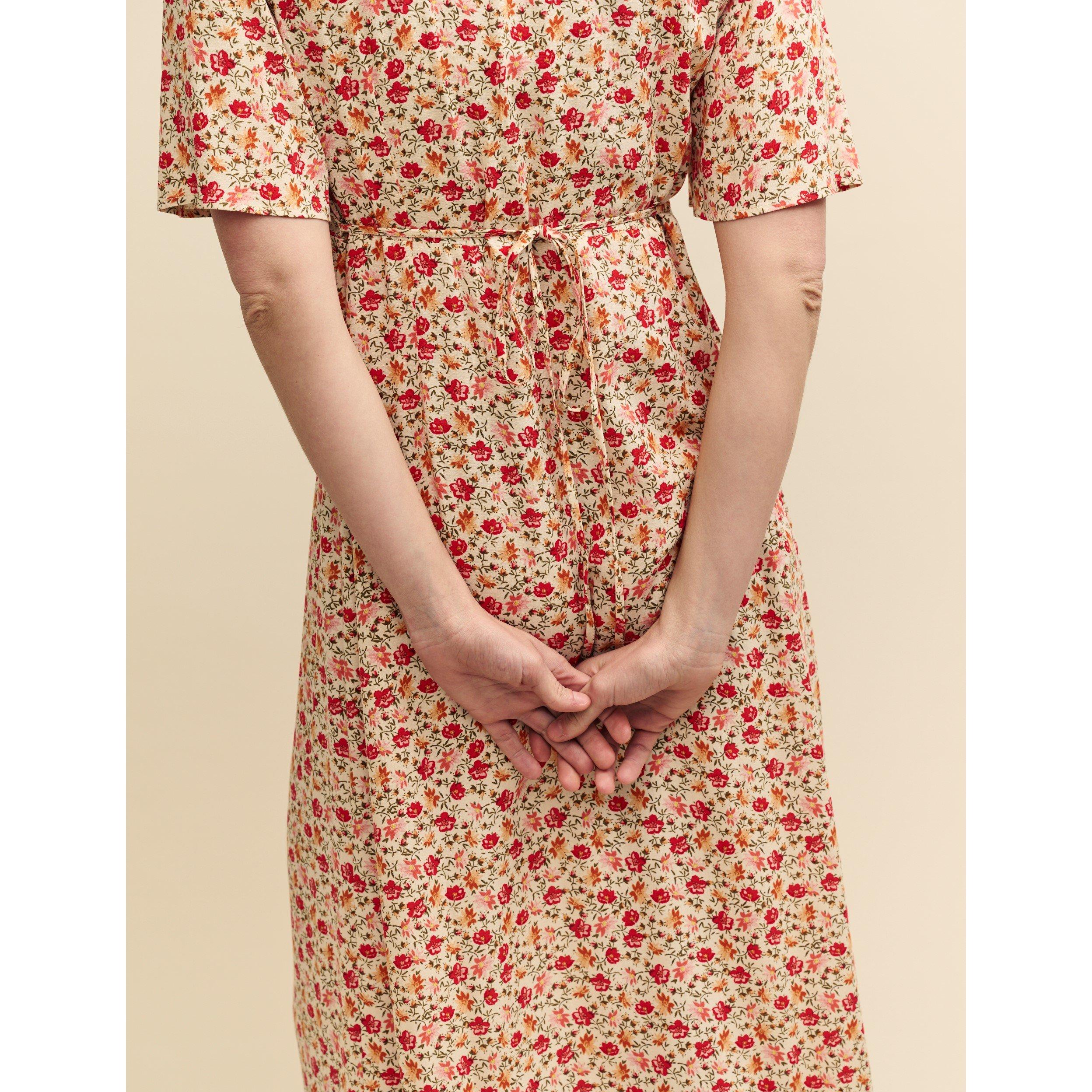 Cream - Nobodys Child - Women's Dalia Midi Tea Dress - 3