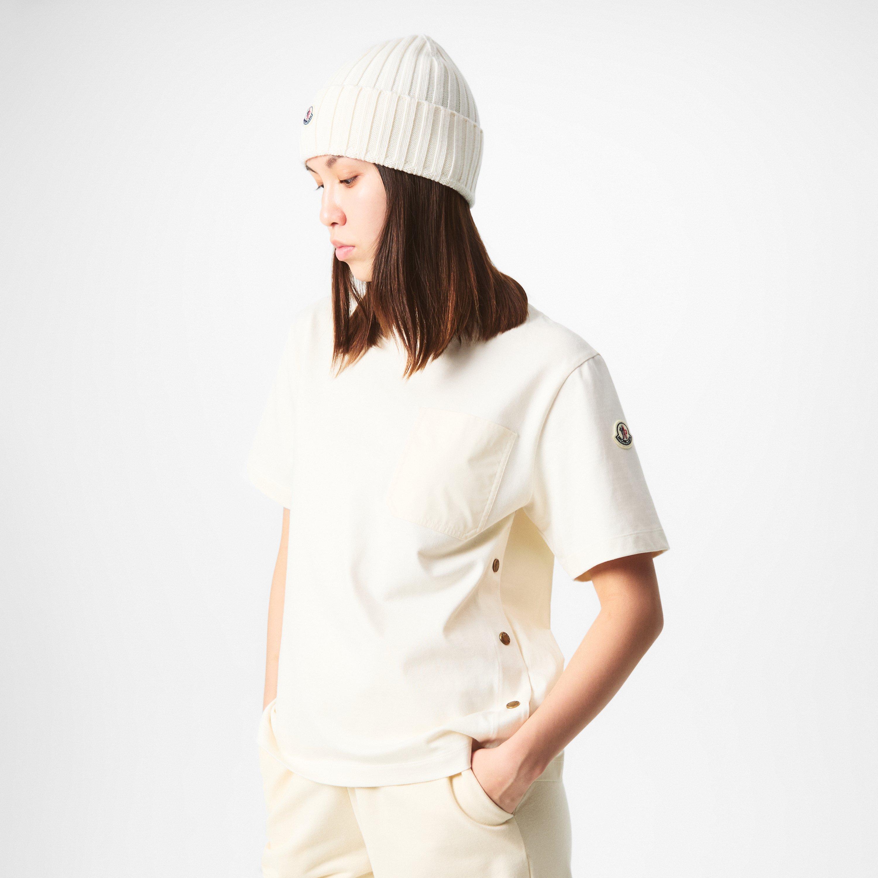 Cream 050 - Moncler - Boxy T-Shirt - 3