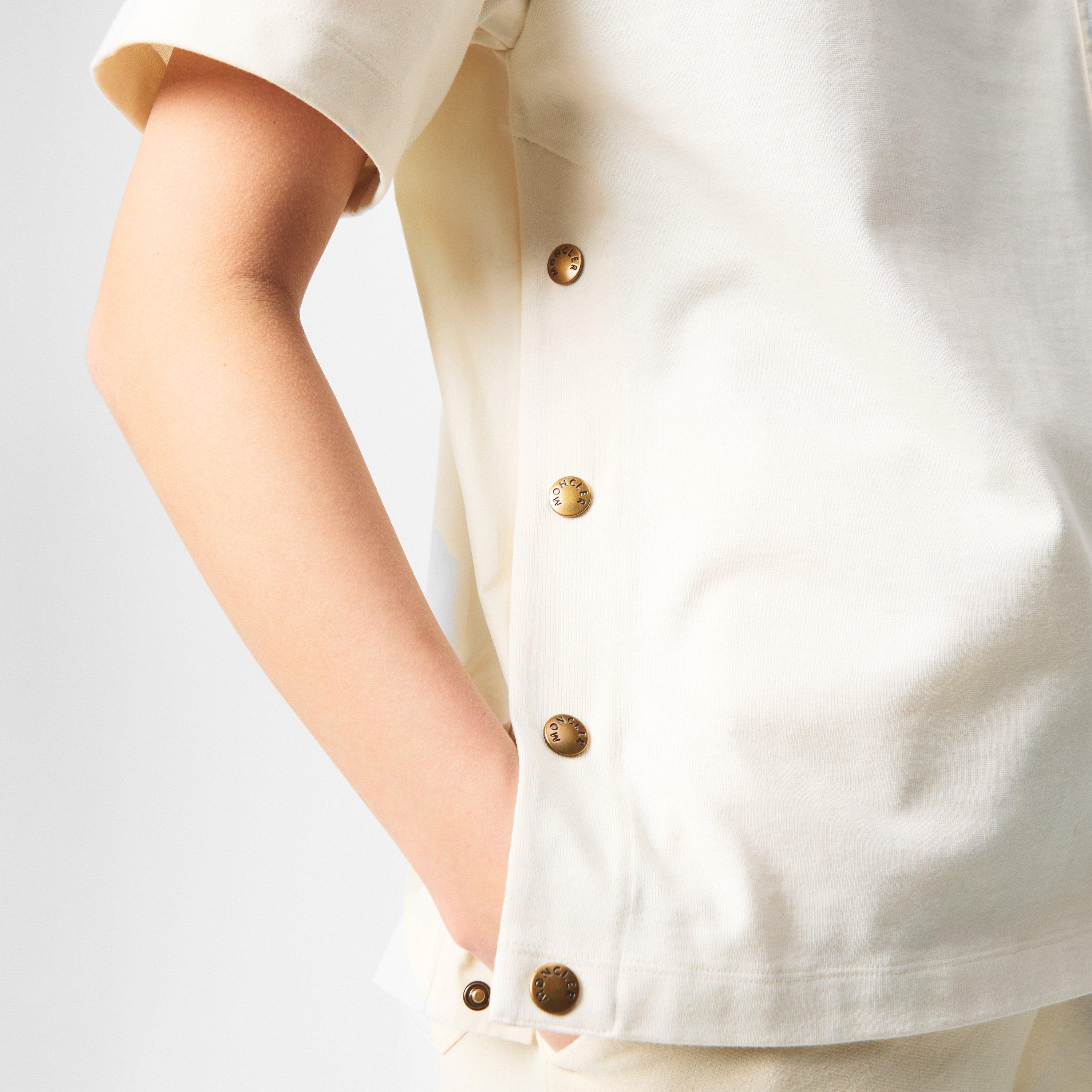 Cream 050 - Moncler - Boxy T-Shirt - 5