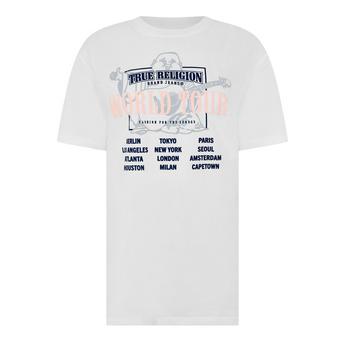 True Religion World Tour Boyfrien T-Shirt