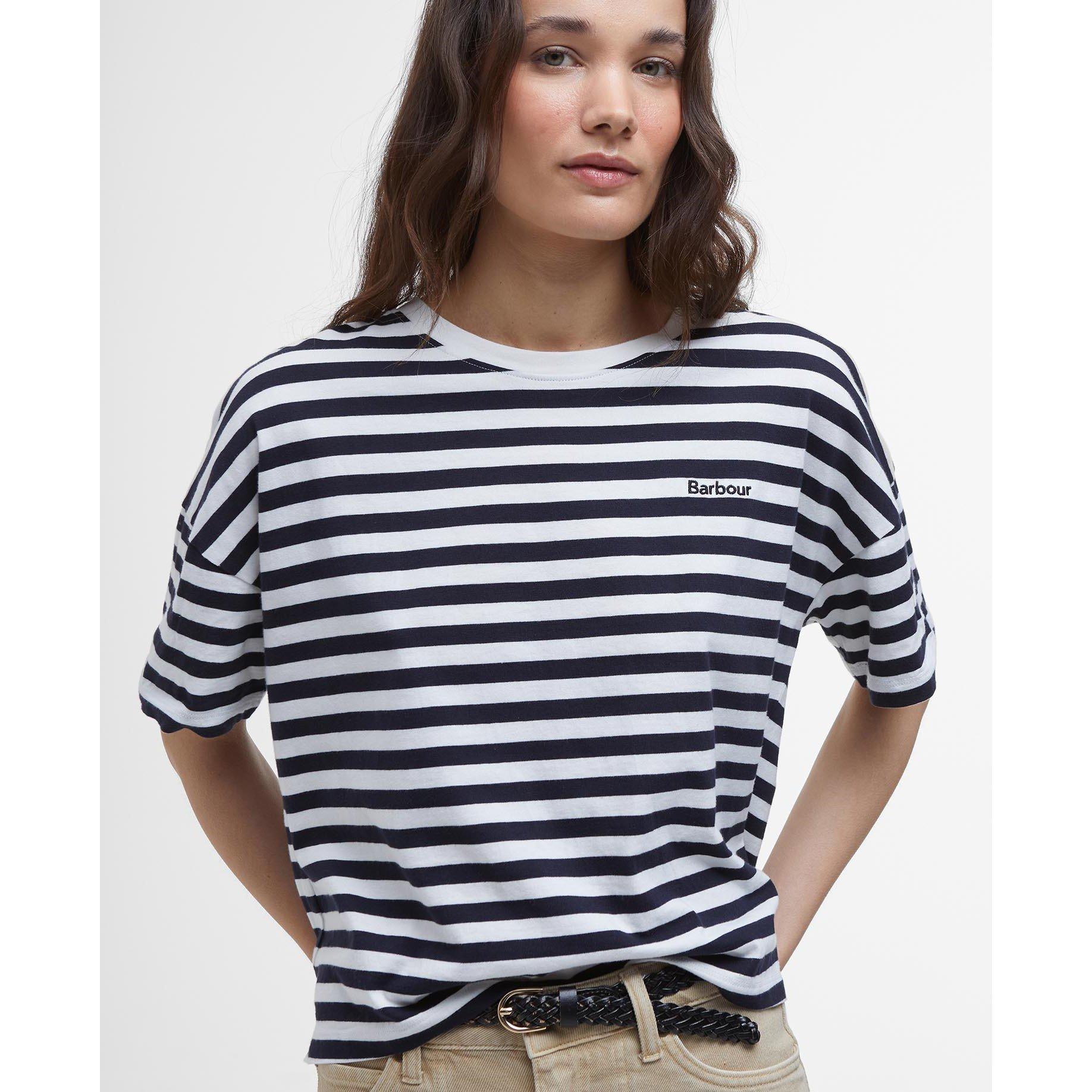 Navy Stripe - Barbour - Adria T-Shirt - 5