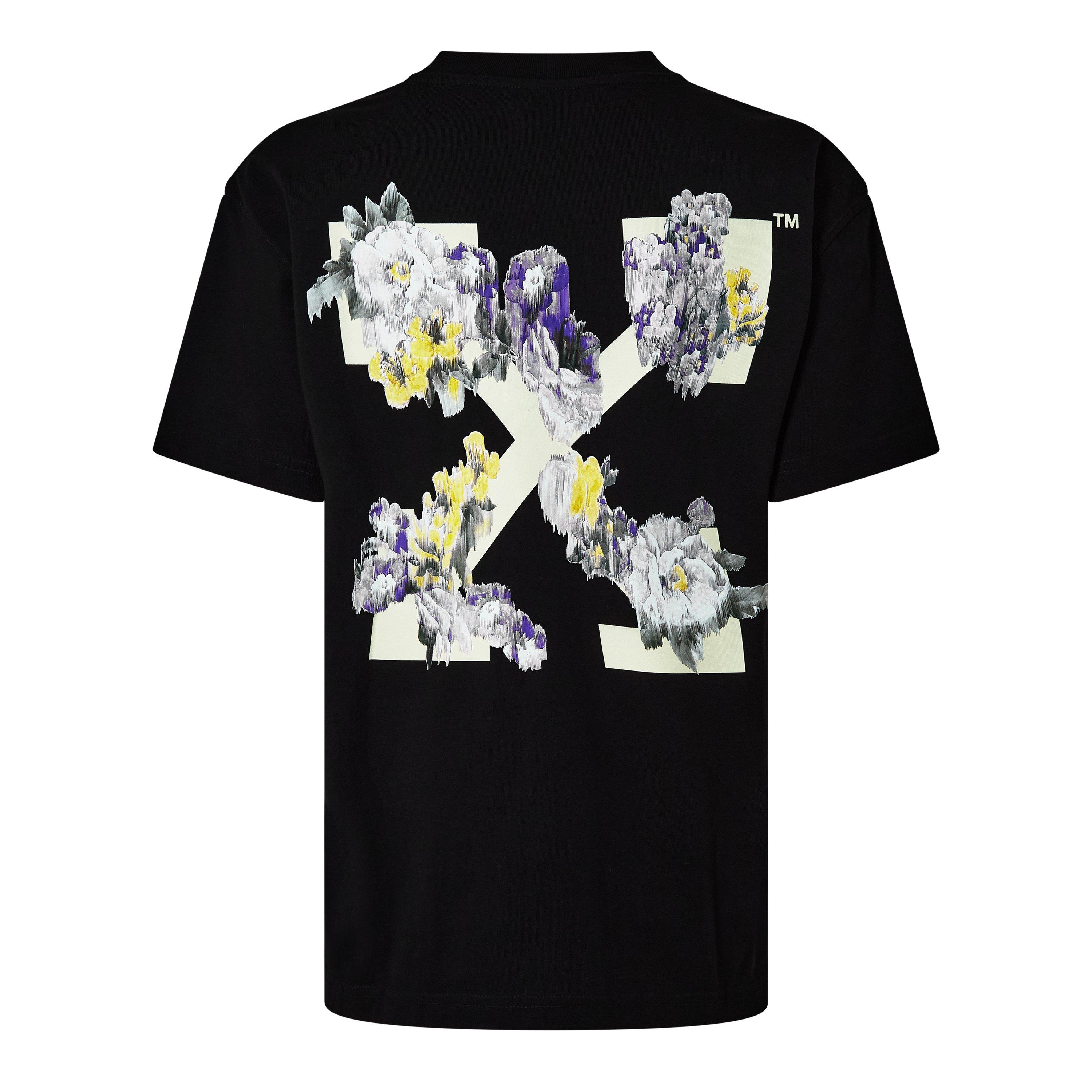 2022 Off-White Daisy Flower Arrow Unisex Short hotsell Sleeve T-shirt NWT